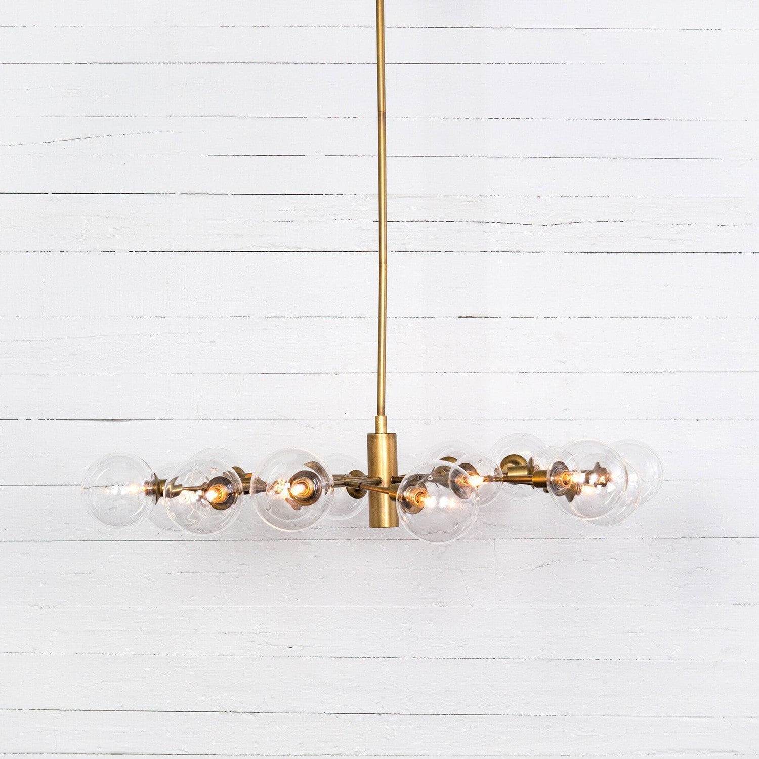 Pellman Chandelier - Matte Brass