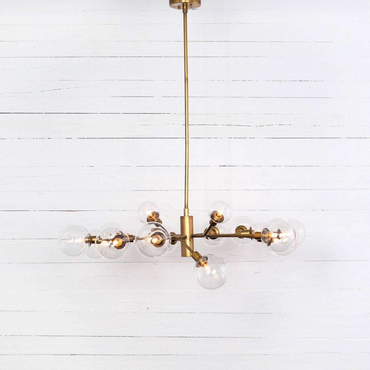 Pellman Chandelier - Matte Brass