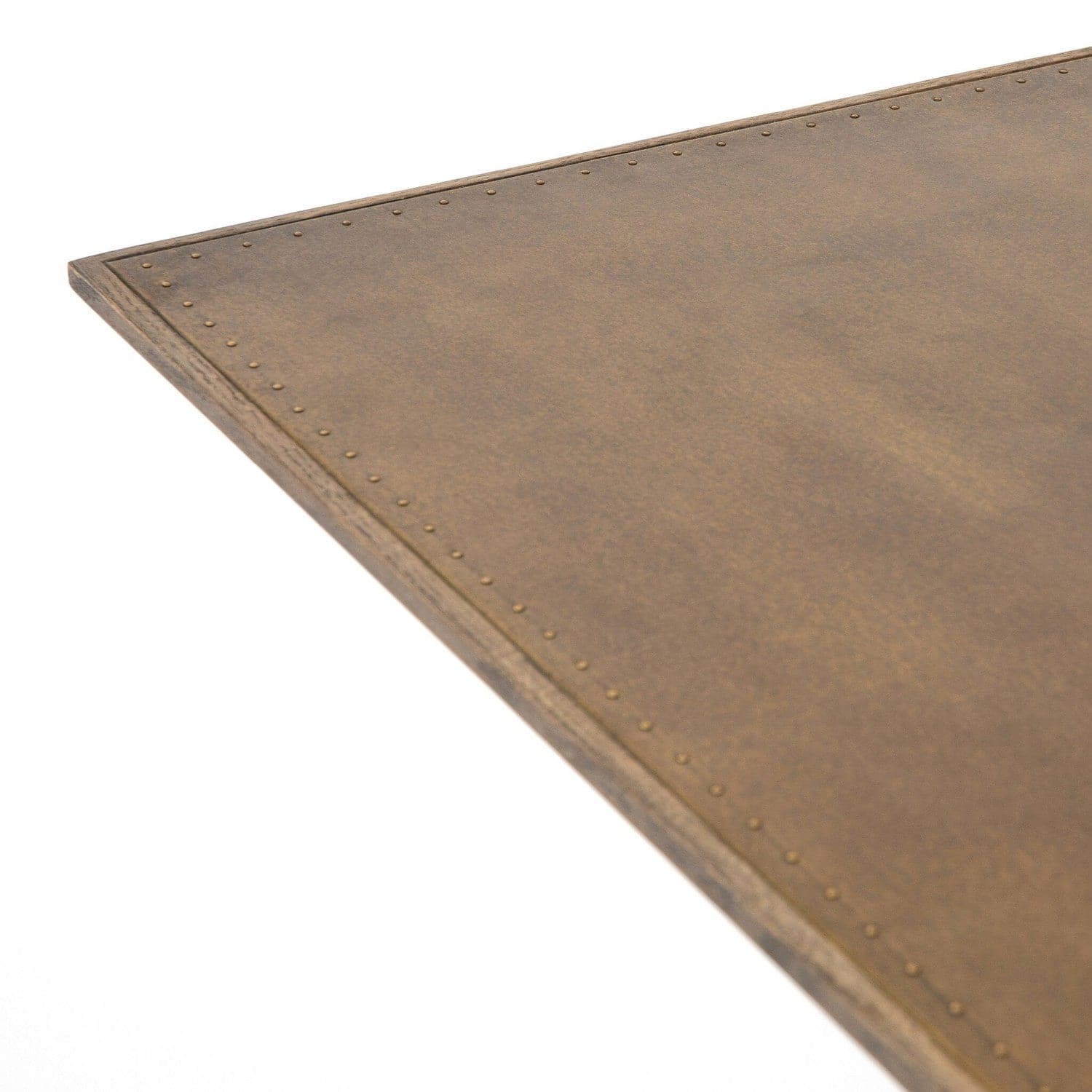 Spider Dining Table - Bright Brass Clad