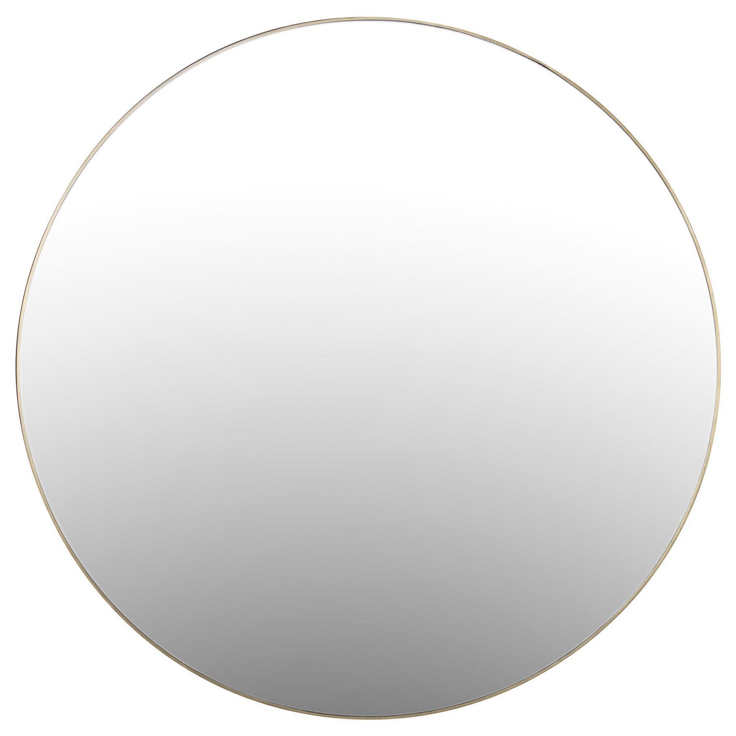 Bellvue Round Mirror - Polished Brass