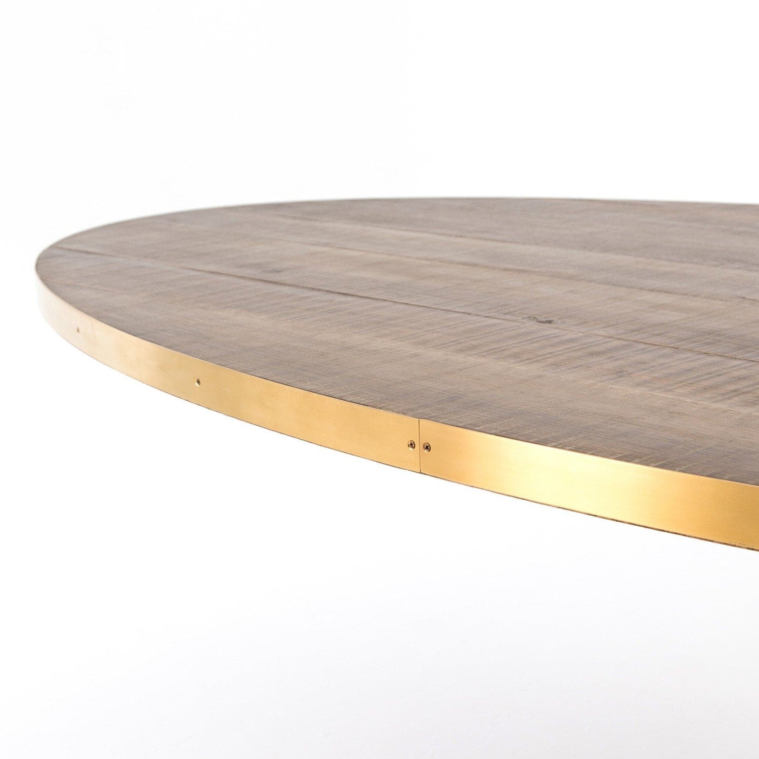 Evans Oval Dining Table - Reclaimed Burnt Oak