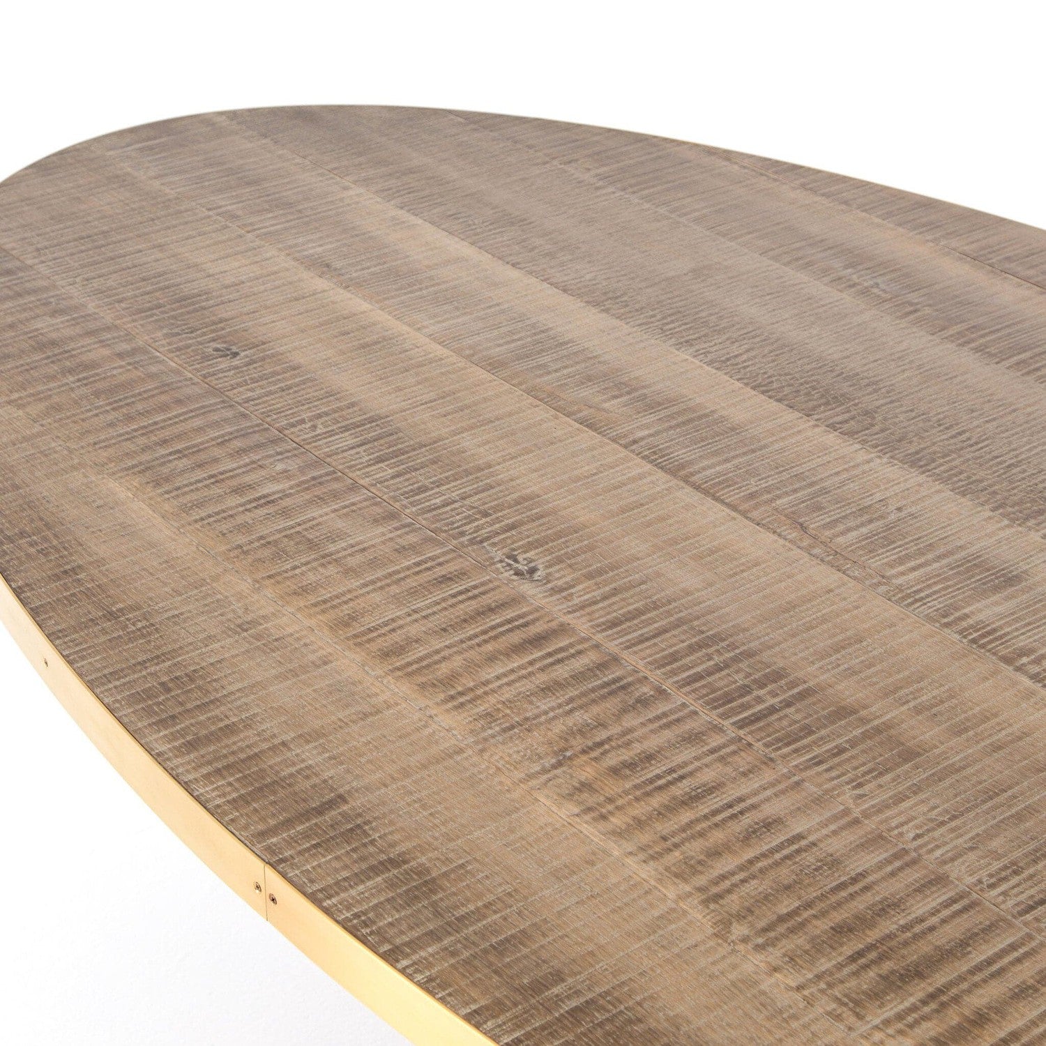 Evans Oval Dining Table - Reclaimed Burnt Oak