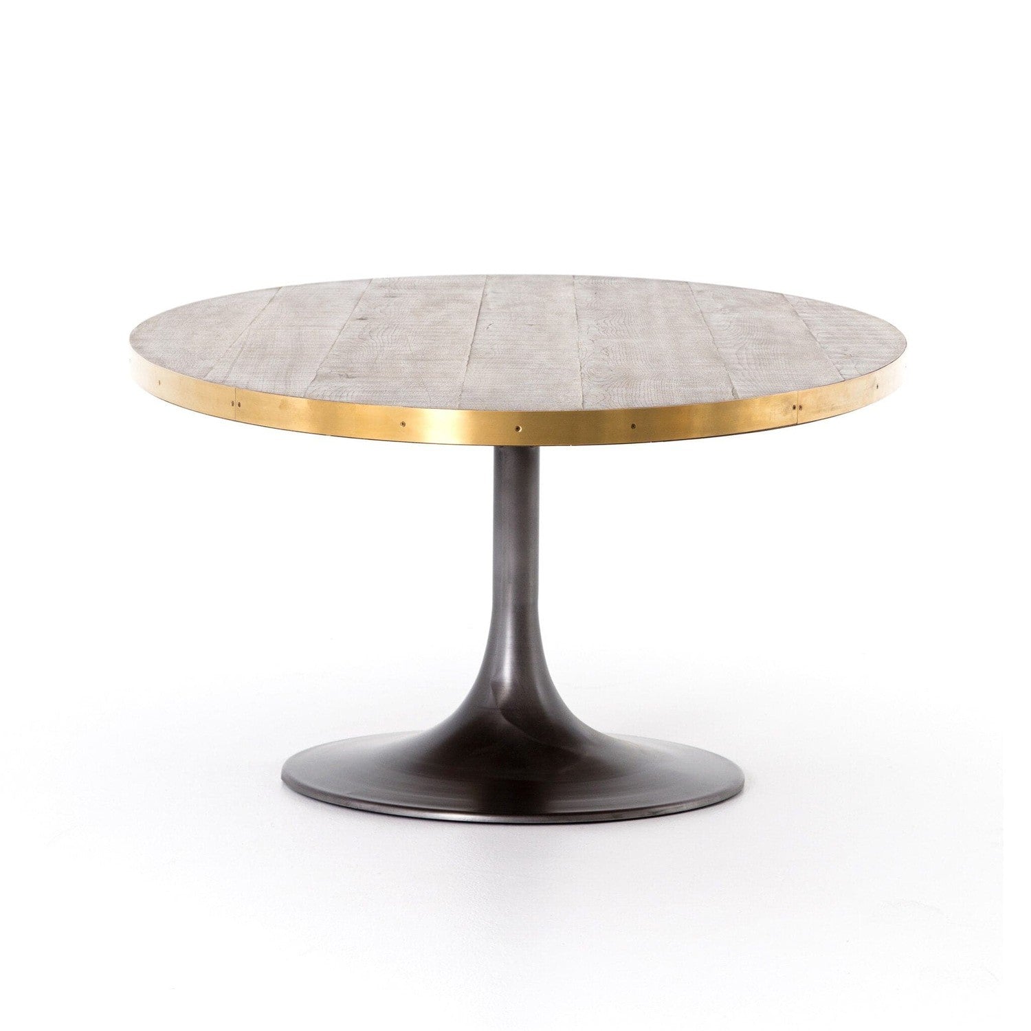 Evans Oval Dining Table - Reclaimed Burnt Oak