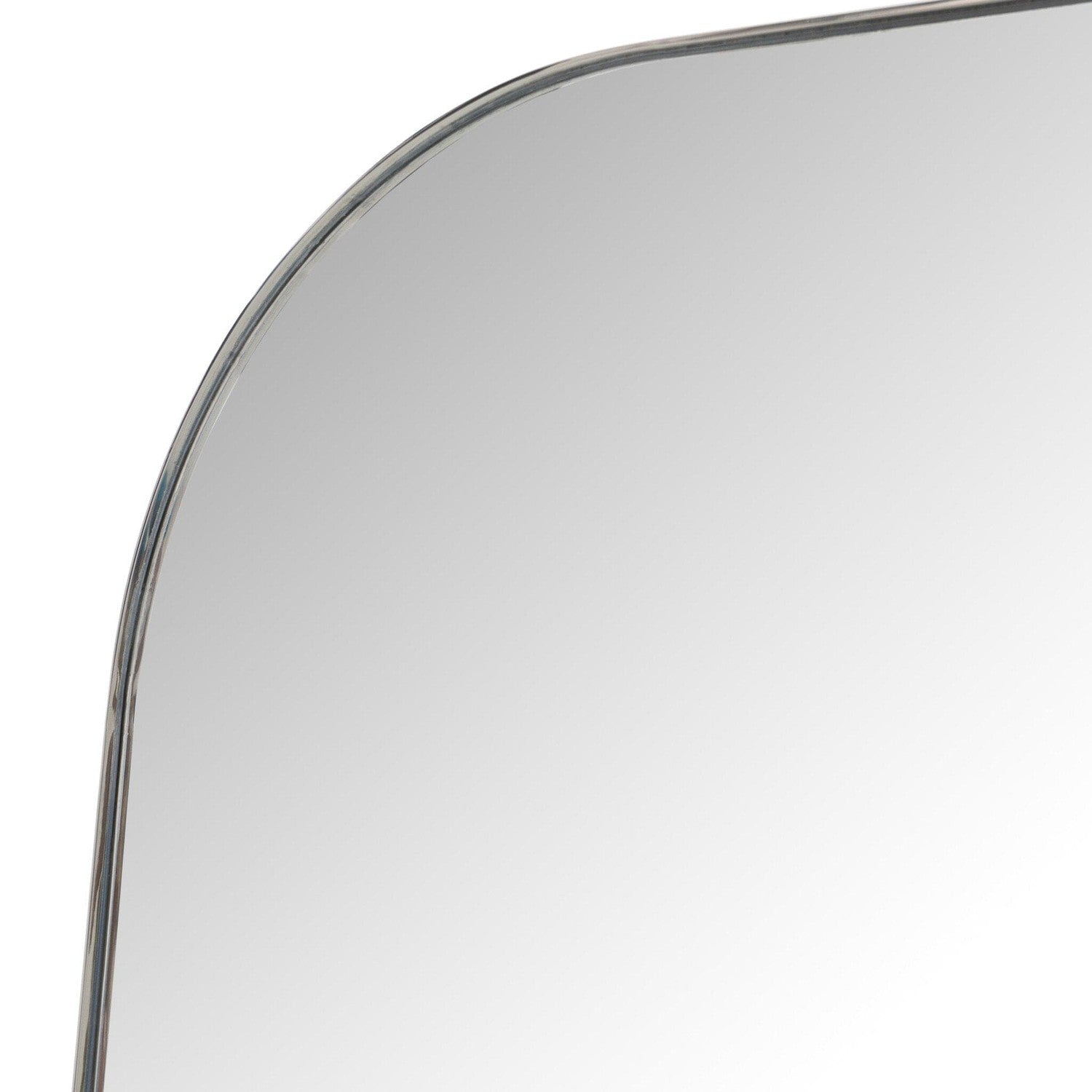Bellvue Square Mirror - Shiny Steel