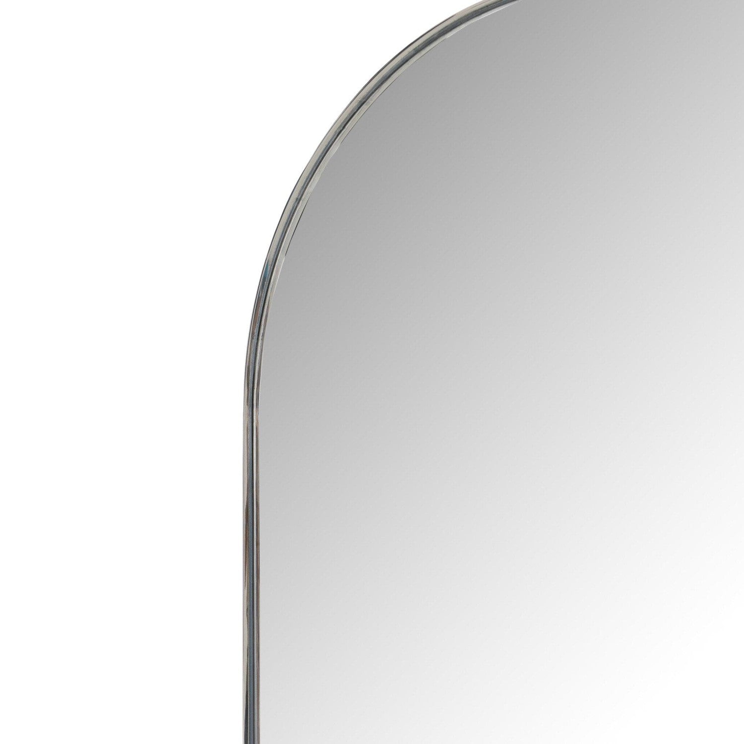 Bellvue Square Mirror - Shiny Steel