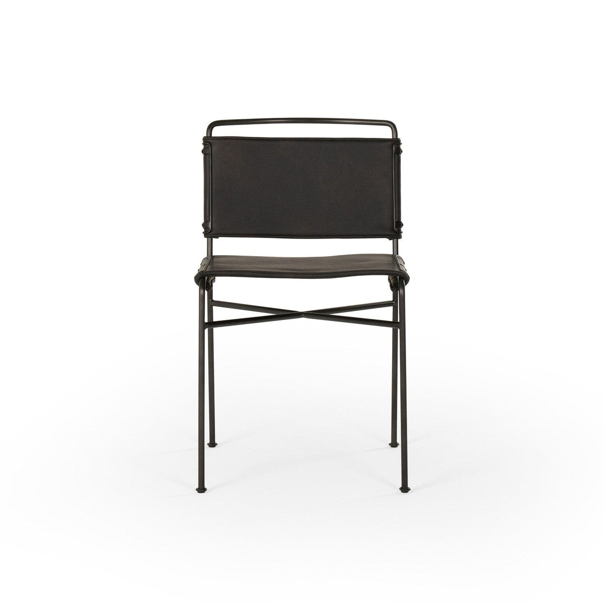 Wharton Dining Chair - Distressed Black