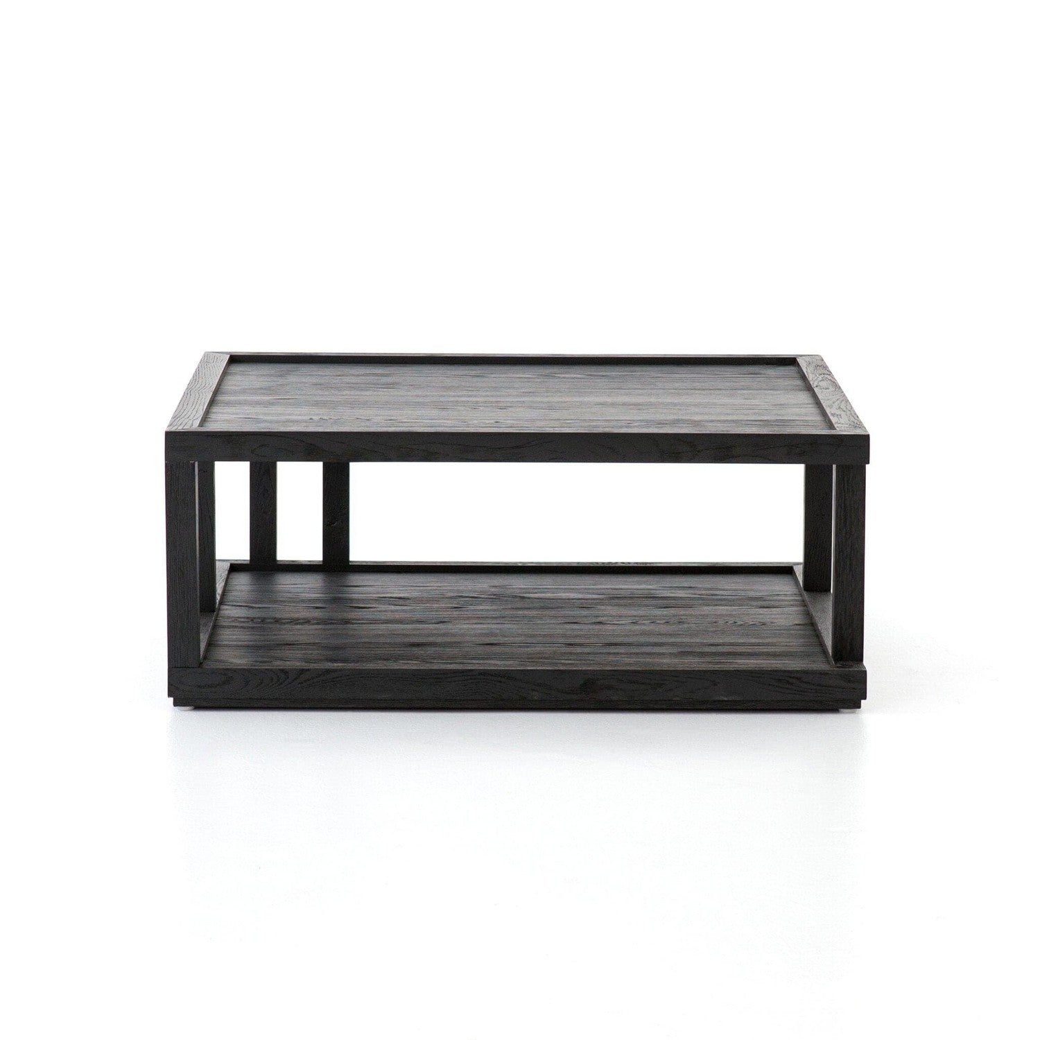 Charley Coffee Table - Drifted Matte Black Veneer
