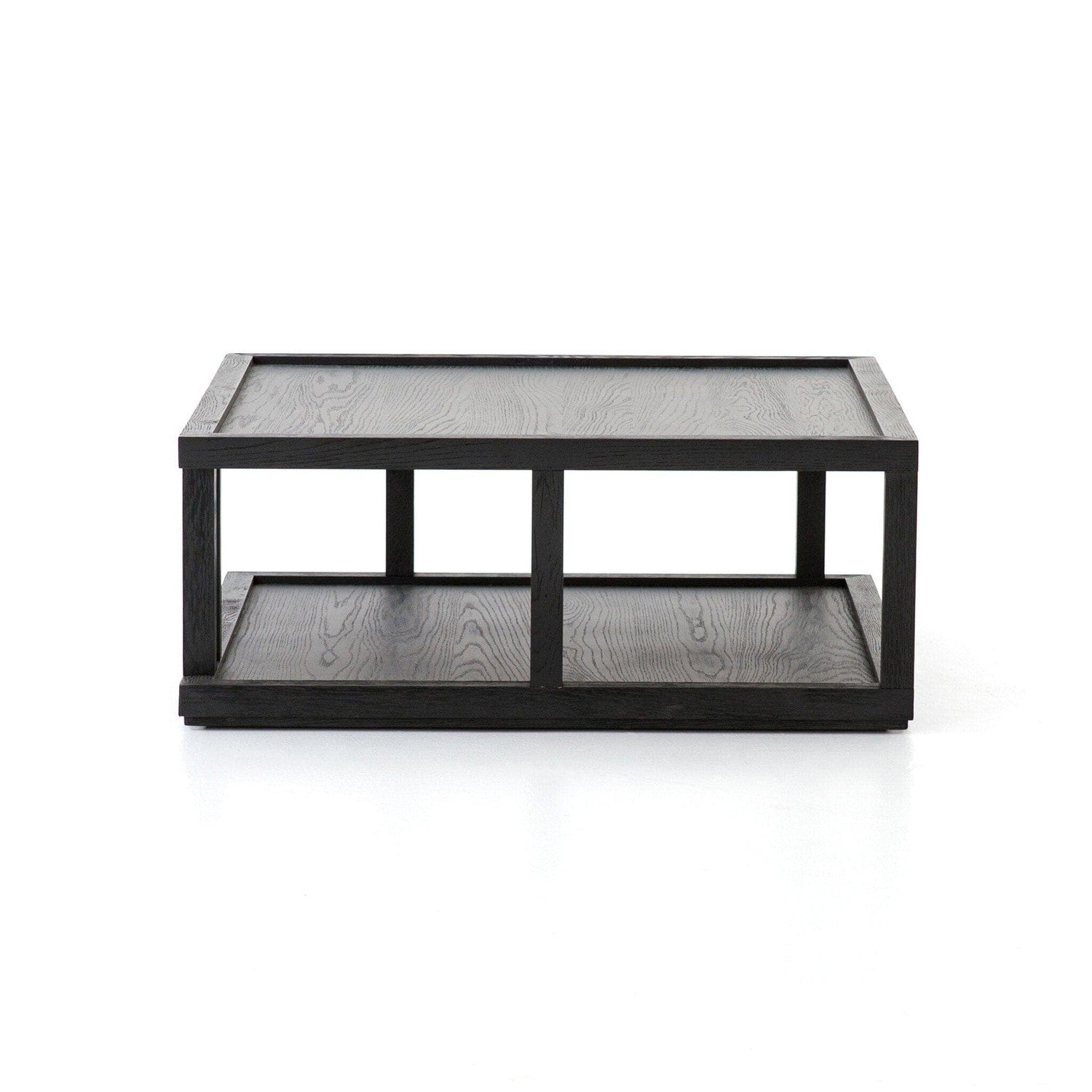 Charley Coffee Table - Drifted Matte Black Veneer