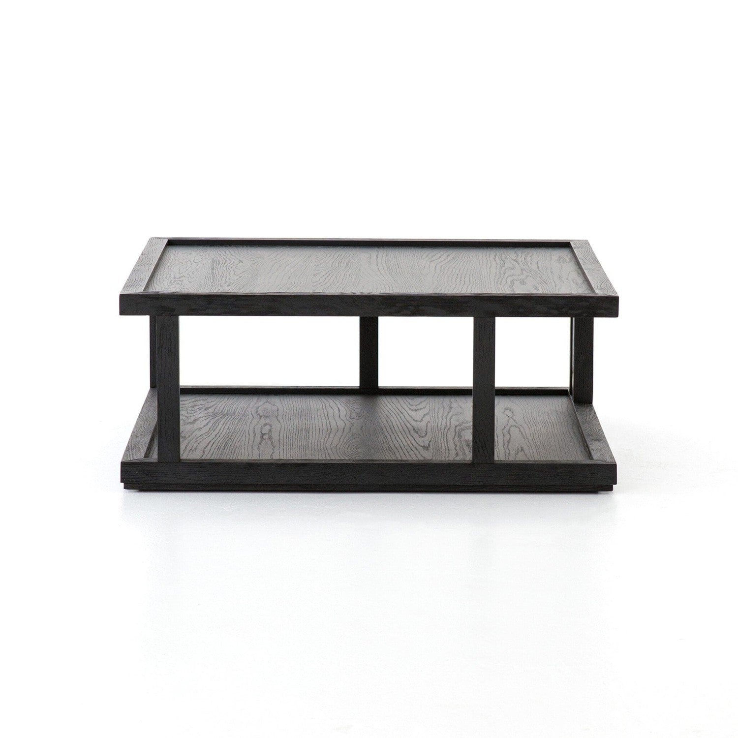 Charley Coffee Table - Drifted Matte Black Veneer