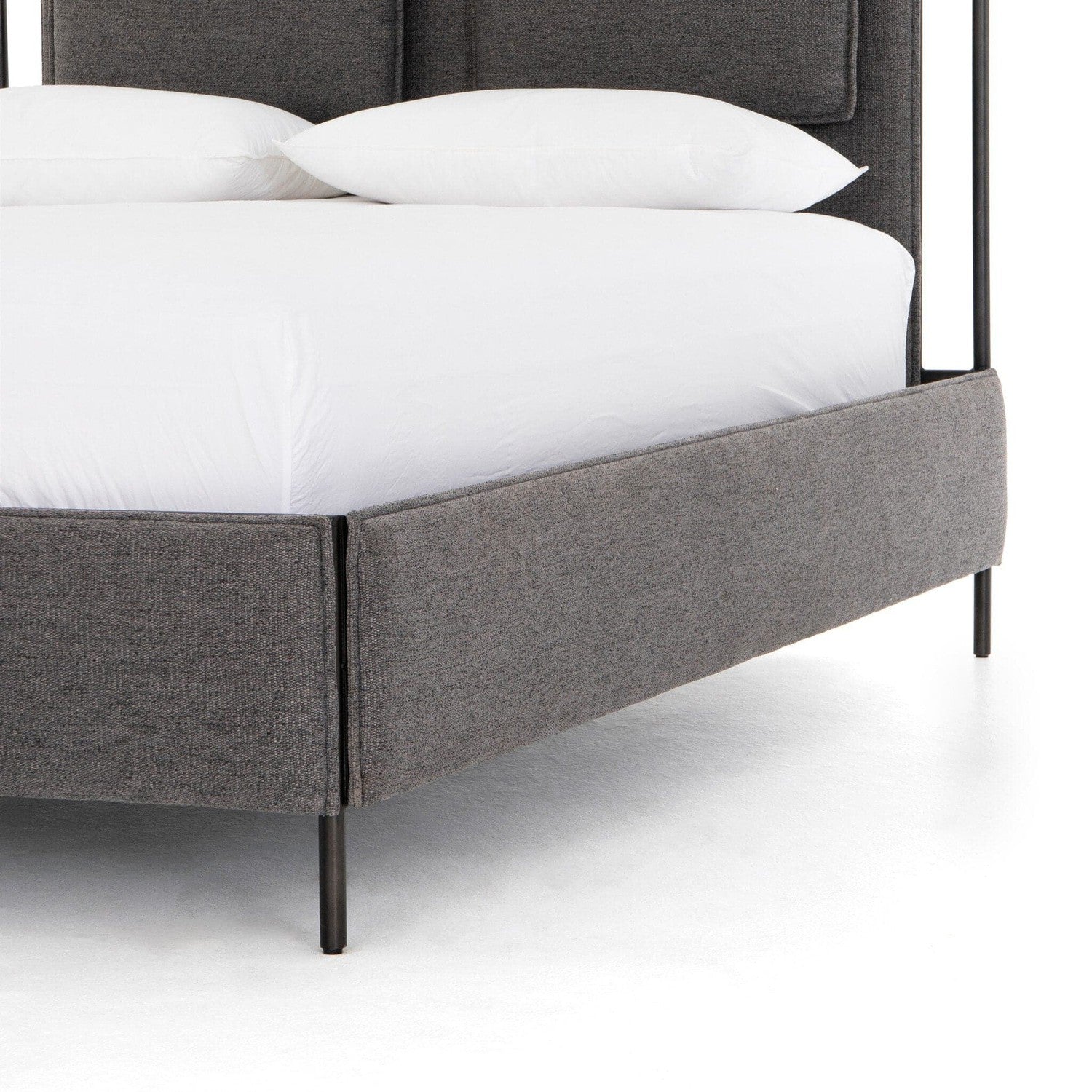 Leigh Upholstered Bed - San Remo Ash - Queen