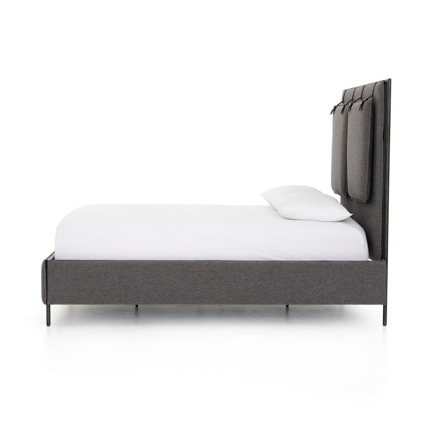 Leigh Upholstered Bed - San Remo Ash - Queen