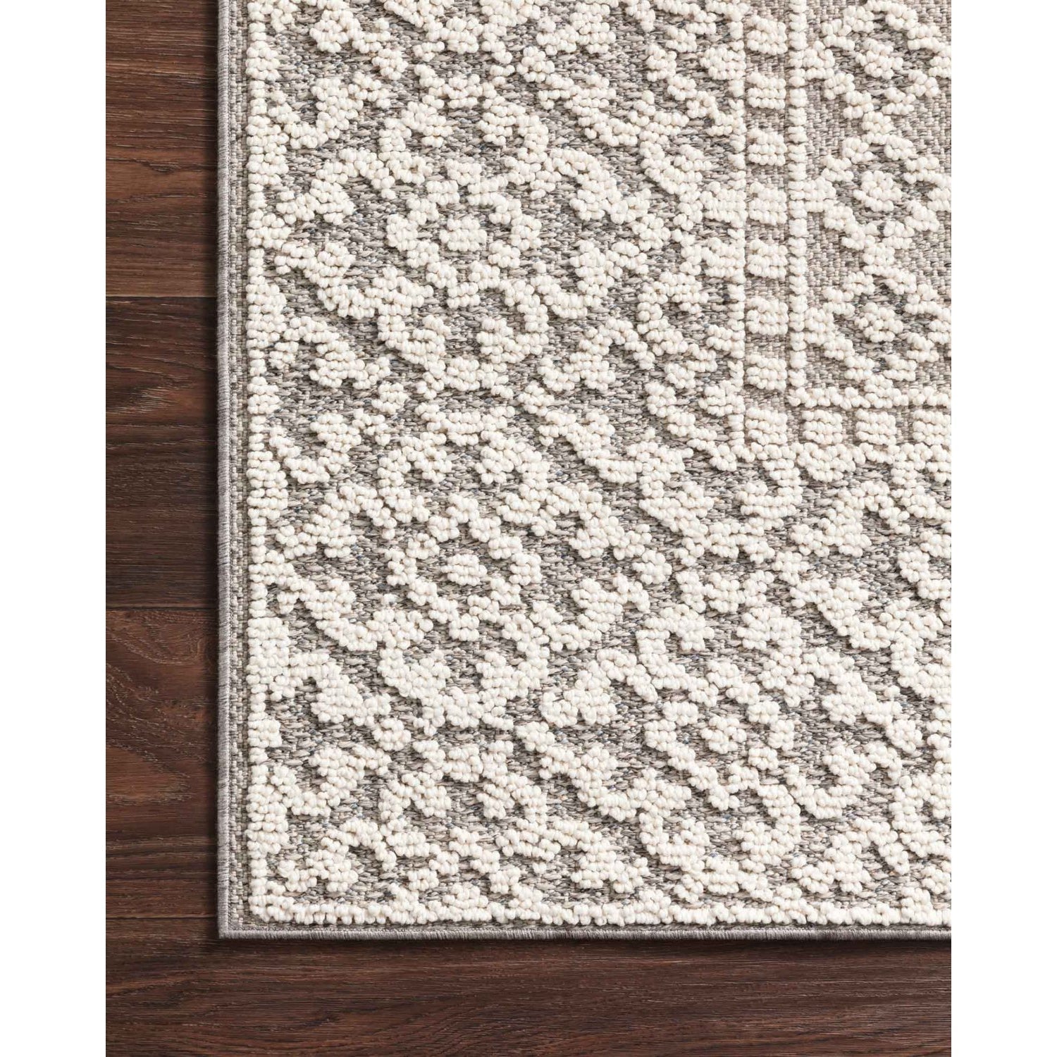 Cole COL-05 Grey / Ivory Area Rug-Loloi-LOLOI-COLECOL-05GYIV2134-Rugs2'-1" x 3'-4"-4-France and Son