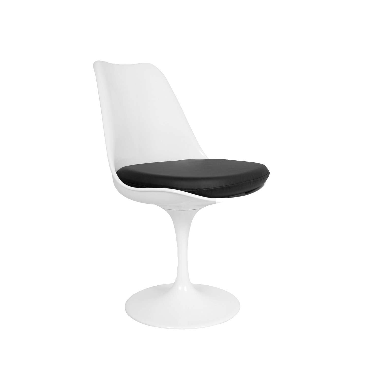Pedestal Side Chair Cushion - Black-France & Son-DC323CUSHIONBLK-Decor-3-France and Son
