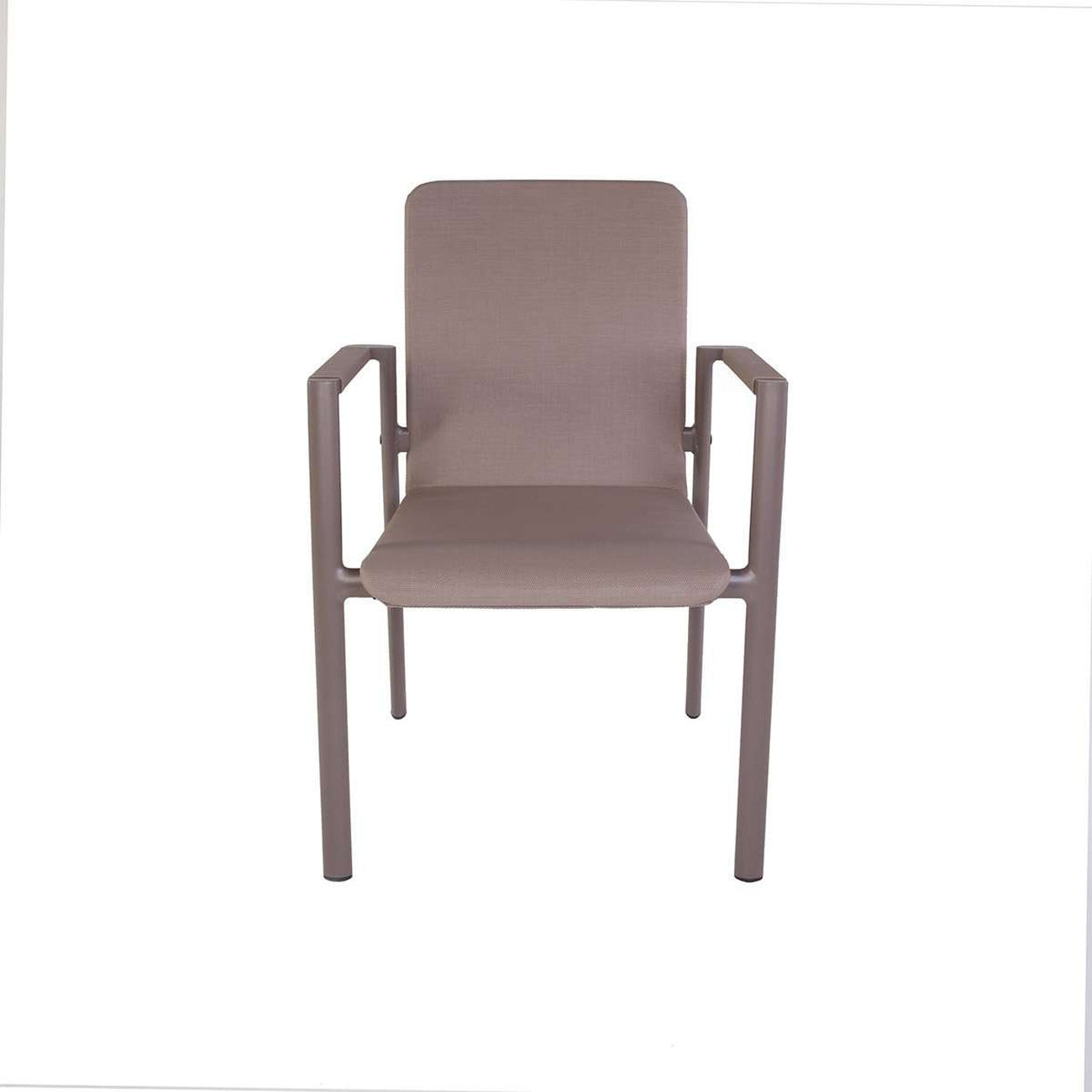 Slano Outdoor Dining Arm Chair-France & Son-FCC4104TAUPE-Outdoor Dining Chairs-2-France and Son