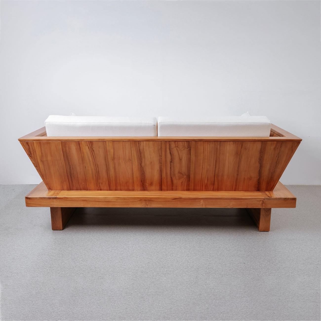 Zen Teak Platform Sofa-France & Son-FL1006-Outdoor Sofas-4-France and Son