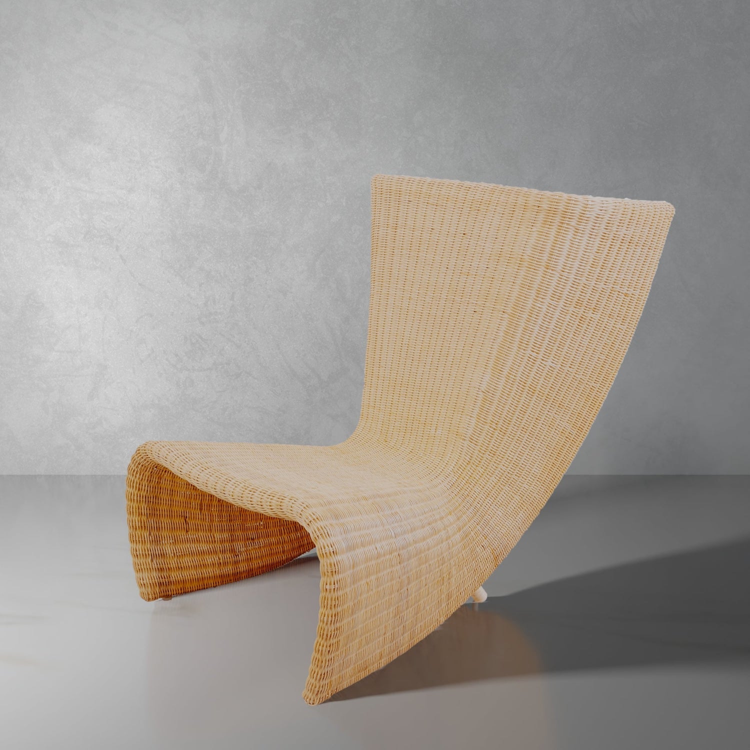 Rattan Felt Chair-France & Son-FL1071-Lounge Chairs-1-France and Son