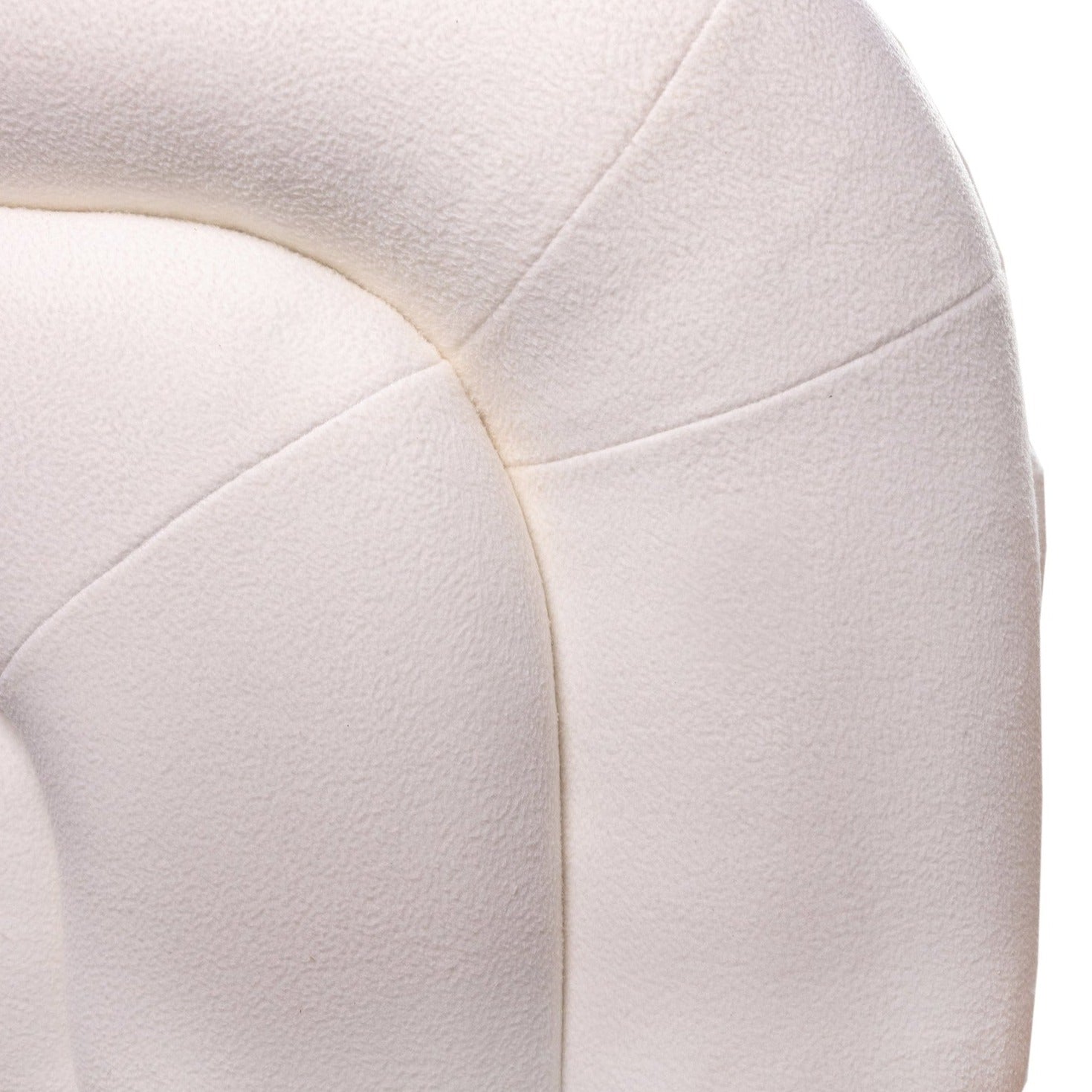 Polar Bear Swivel Chair-France & Son-FL1097IVORY-Lounge Chairs-6-France and Son