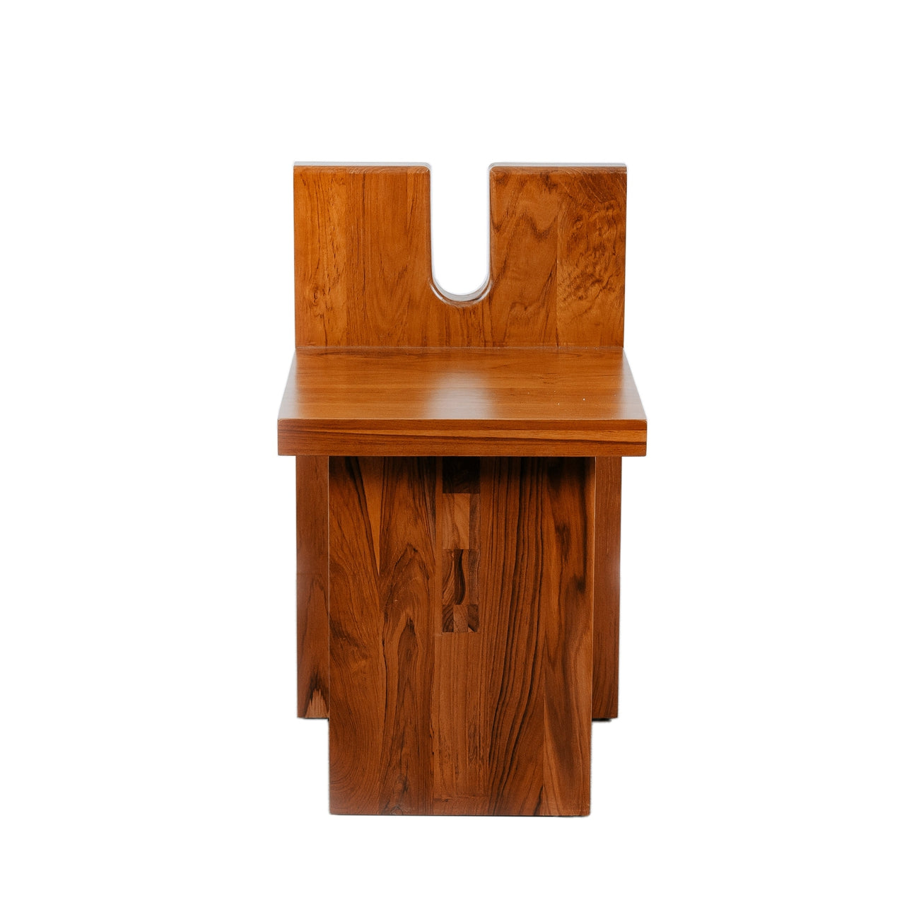 Teak Wood Cowan Dining Chair-France & Son-FL1121NTRL-Stools & OttomansNatural Teak-3-France and Son