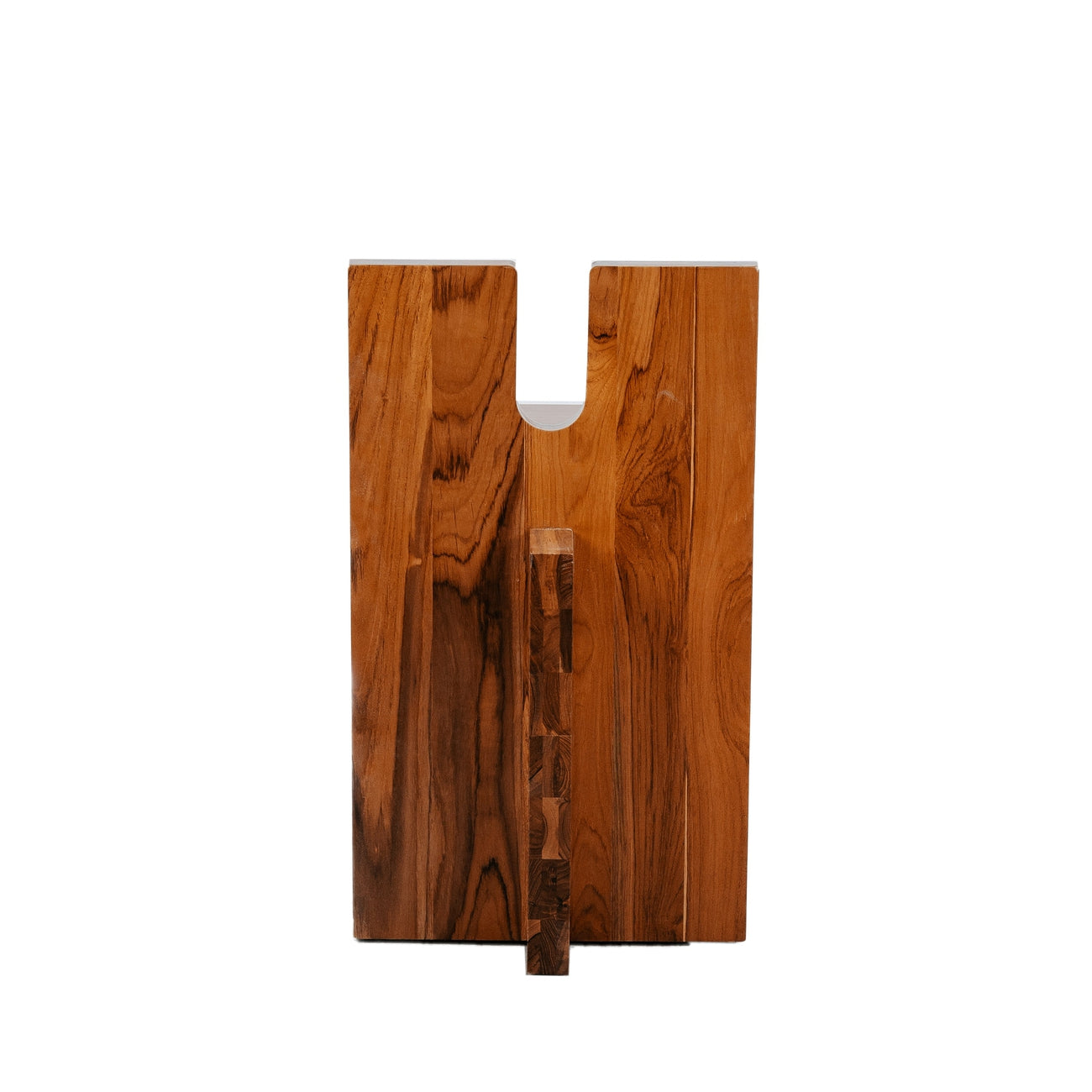 Teak Wood Cowan Dining Chair-France & Son-FL1121NTRL-Stools & OttomansNatural Teak-4-France and Son