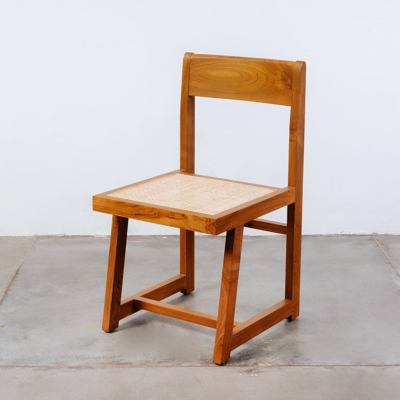 Bahri Cane Side Chair-France & Son-FL1385-Dining Chairs-2-France and Son