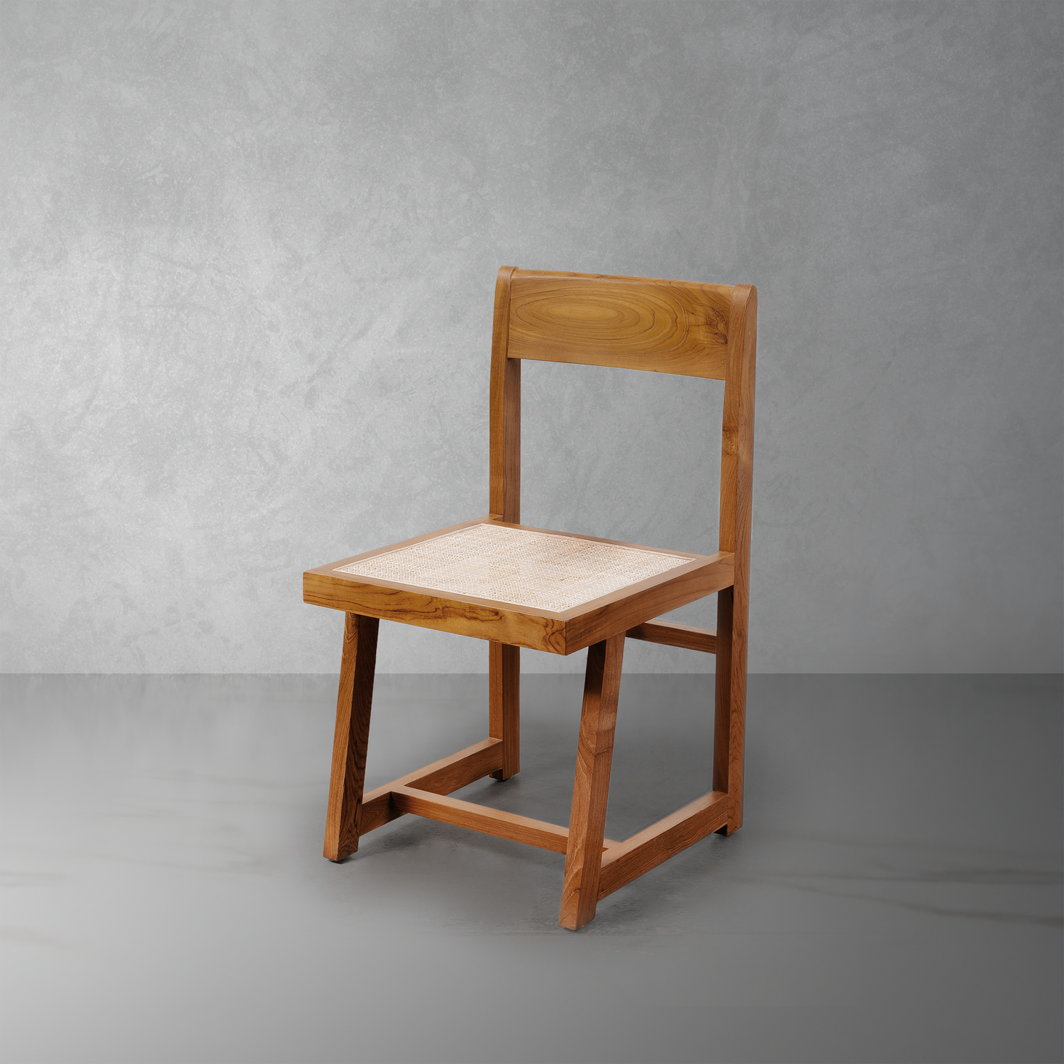 Bahri Cane Side Chair-France & Son-FL1385-Dining Chairs-1-France and Son