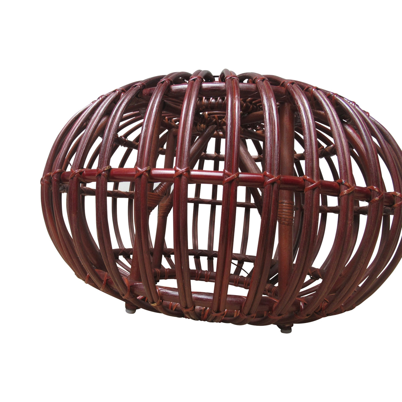 Keyan Rattan ottoman-France & Son-FL1431BRN-Coffee TablesBrown-6-France and Son