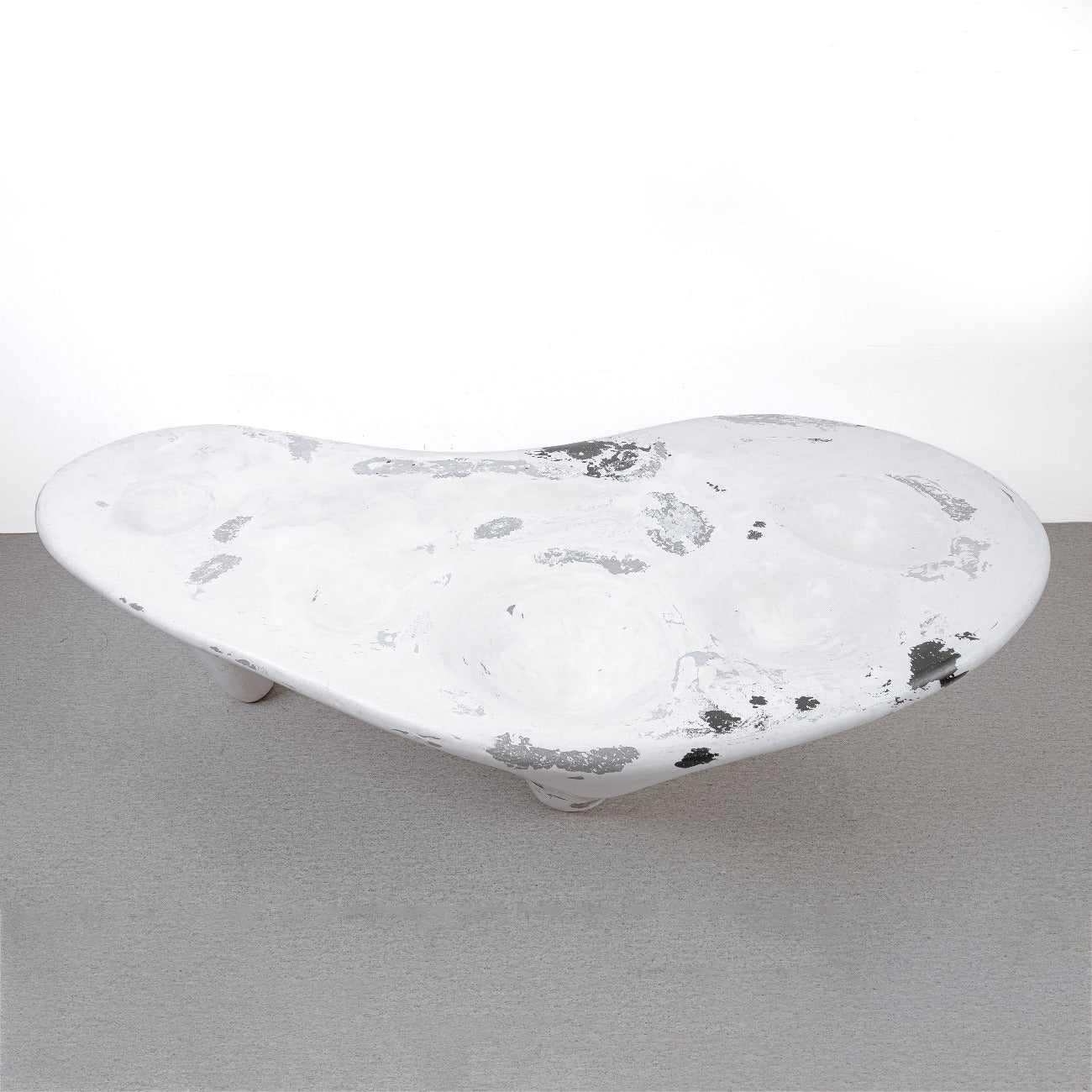 Amoeba Coffee Table Bench-France & Son-FL1446WHT-Coffee Tables-4-France and Son