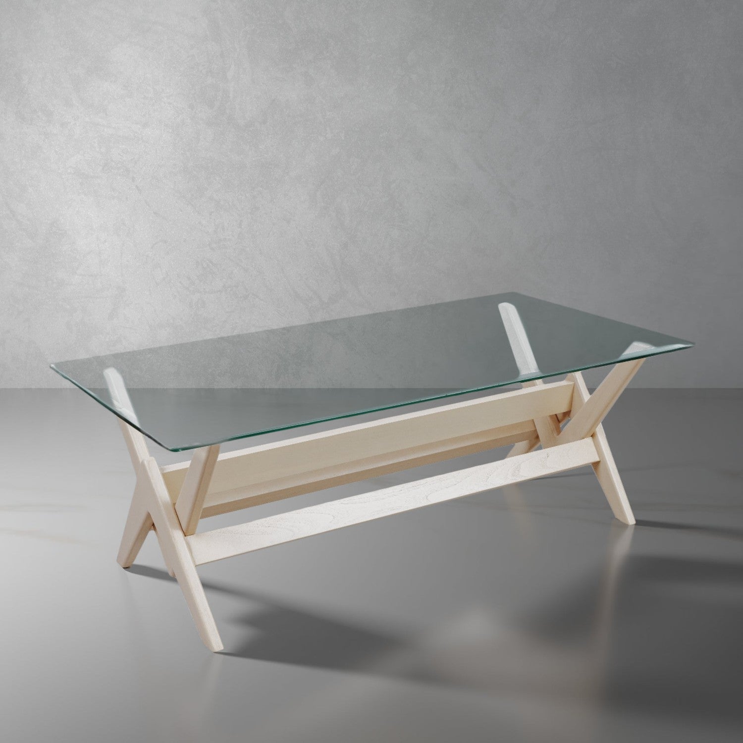 Jeanneret Teak Dining Table-France & Son-FL1480BASE-NTRL-Dining TablesNatural Teak-1-France and Son