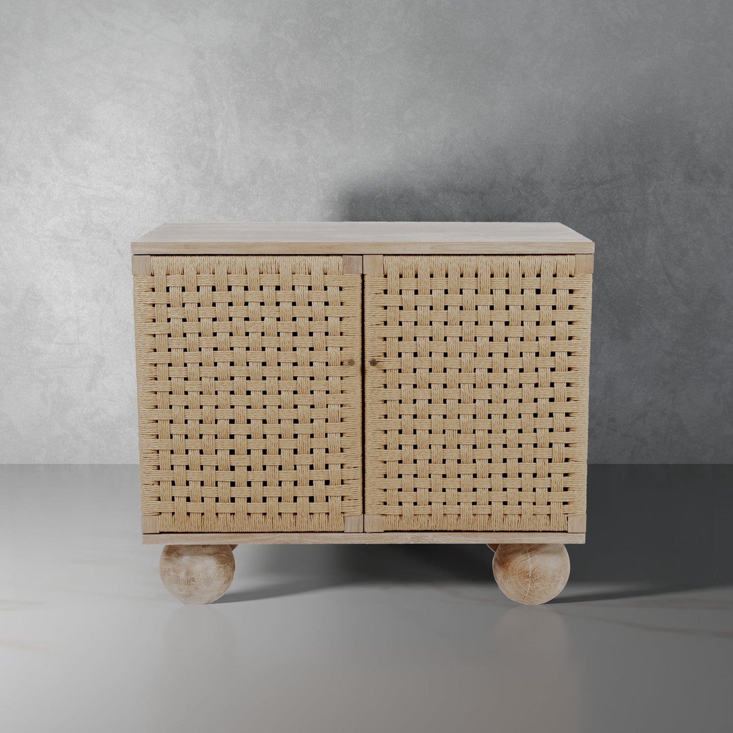 Nerthus Cabinet-France & Son-FL1536BWHT-Sideboards & Credenzas-1-France and Son