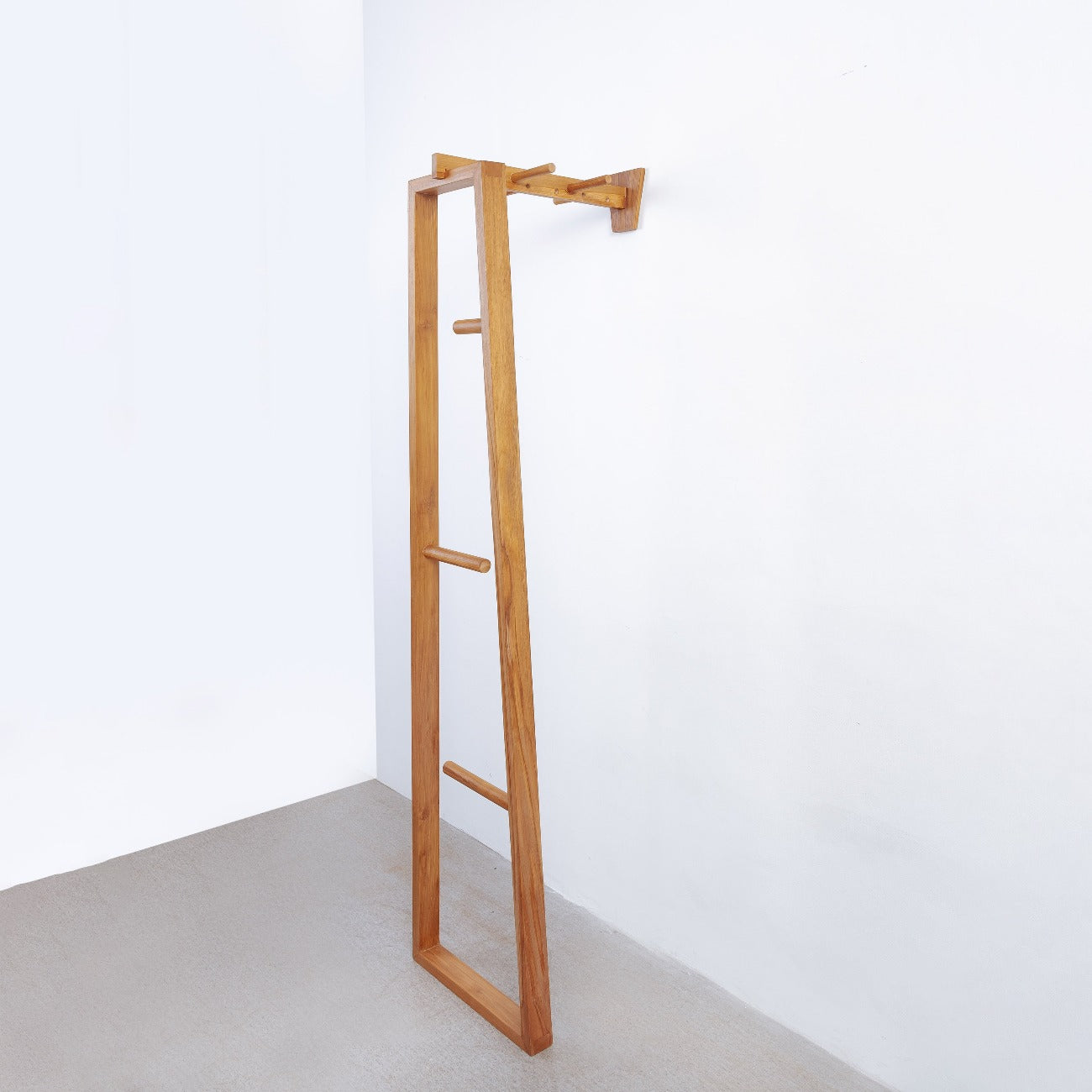 Teak Aiyla Clothes Rack-France & Son-FL1545-Decor-1-France and Son