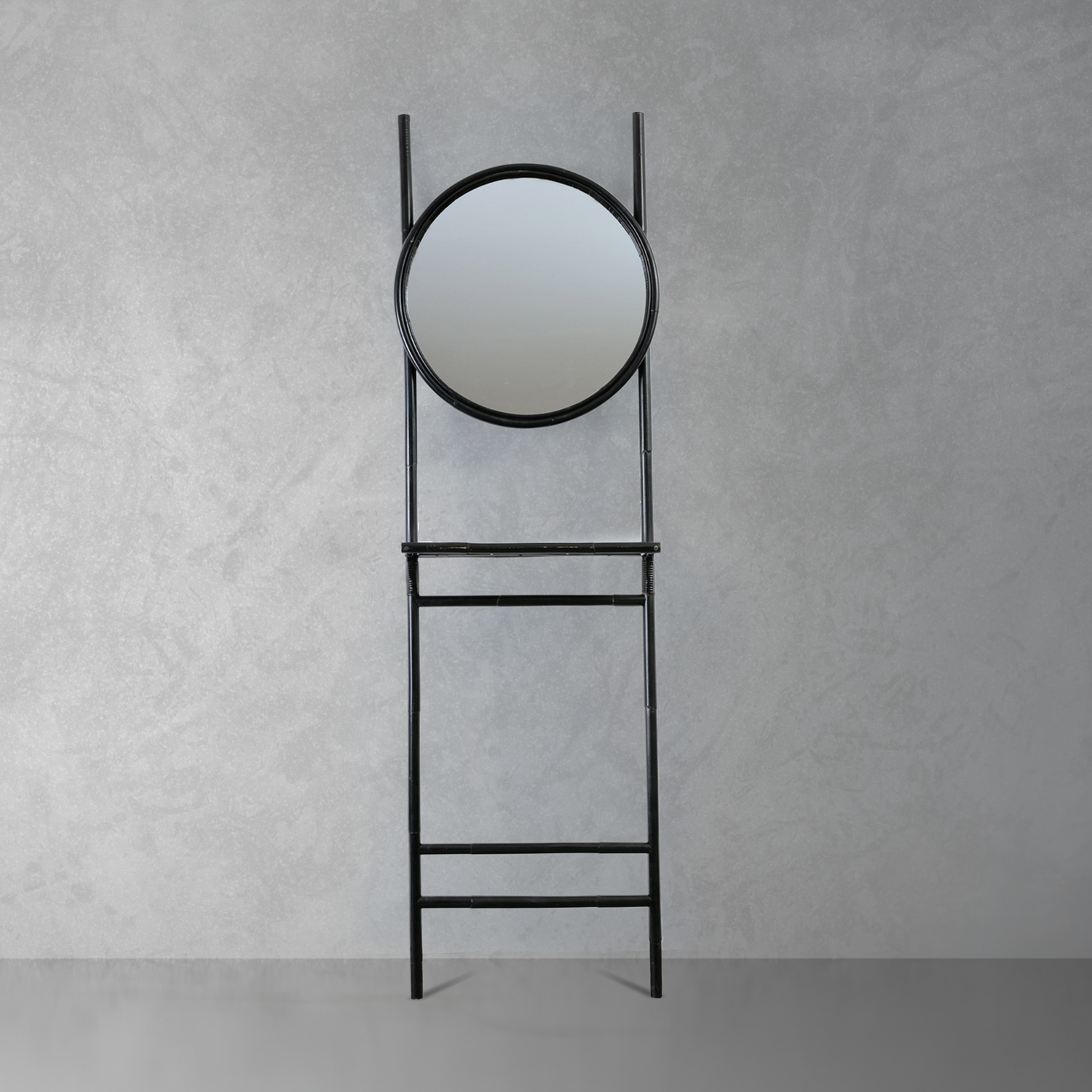 Aleida Standing Entry Mirror with Shelf-France & Son-FL9052-Mirrors-1-France and Son