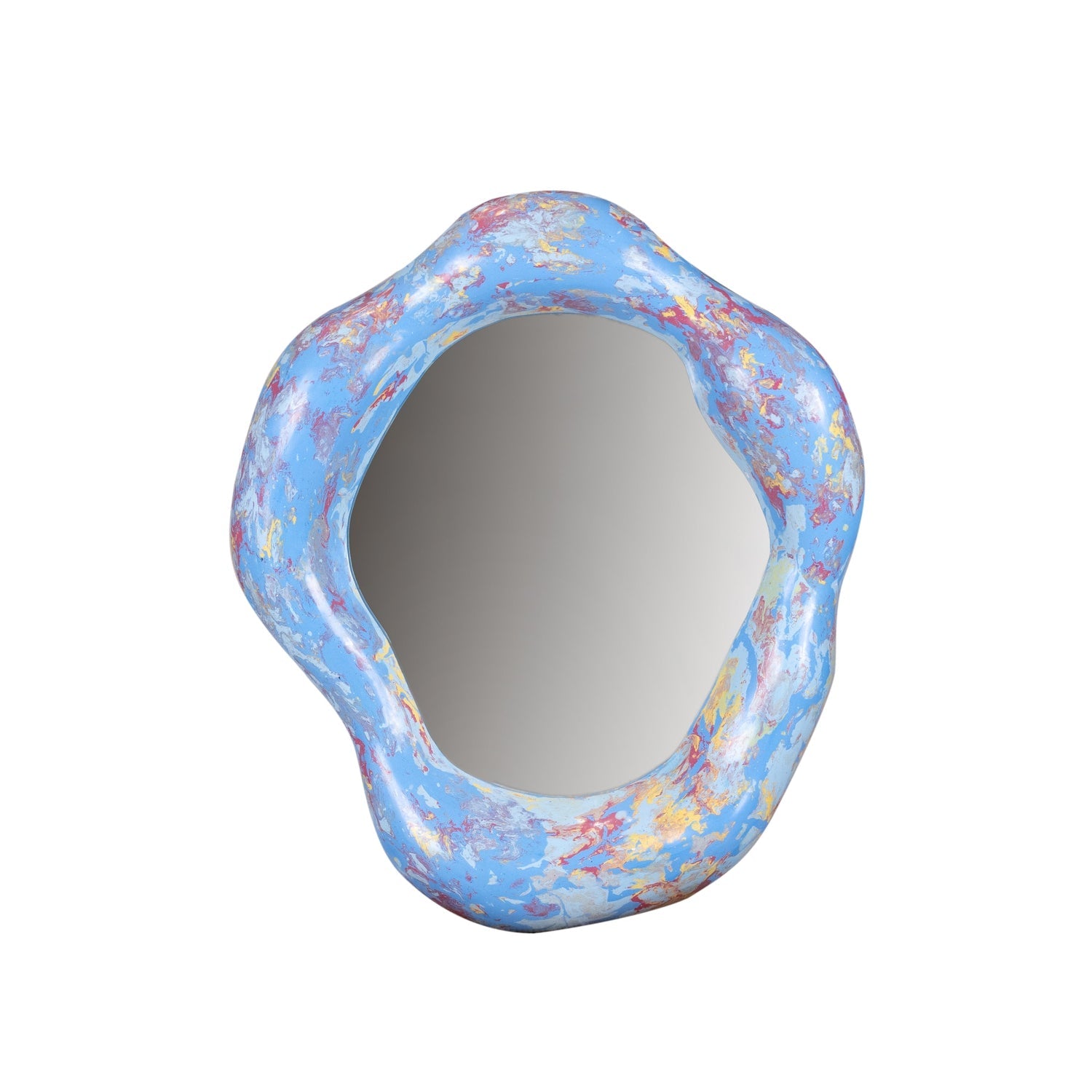 Joleen Wall Mirror-France & Son-FL9058BLUE-MirrorsBlue-5-France and Son