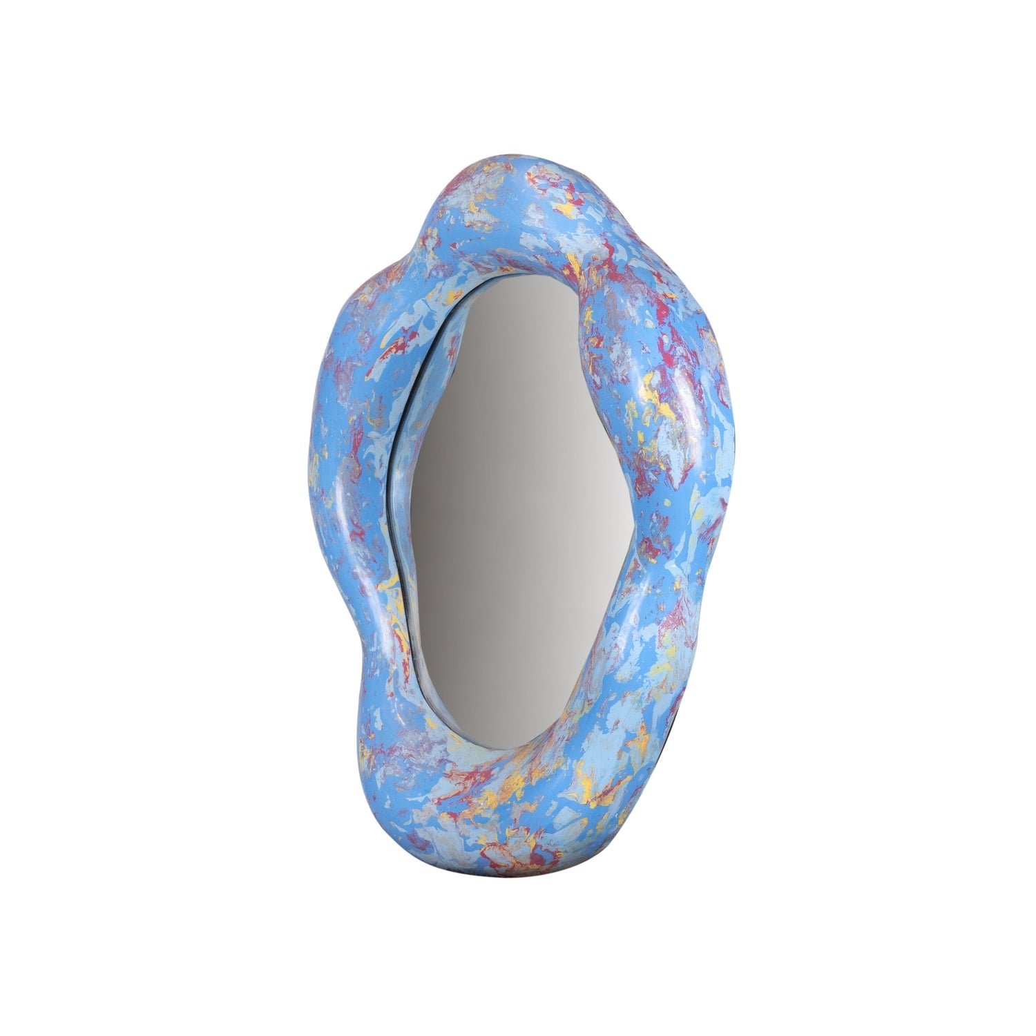 Joleen Wall Mirror-France & Son-FL9058PINK-MirrorsPink-7-France and Son