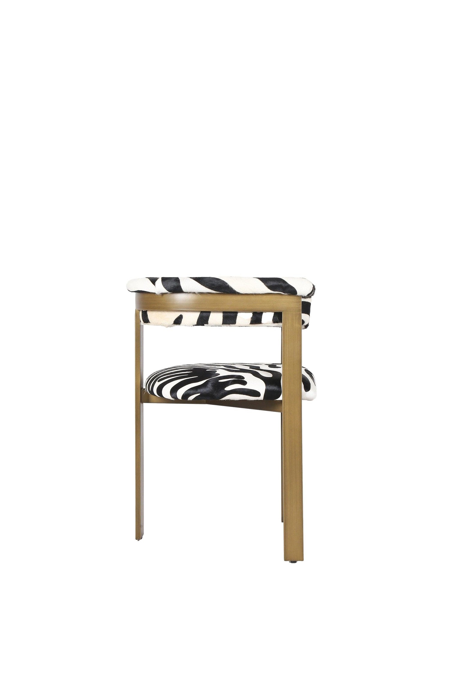 Dearcy Dining Chair With Zebra Hide
