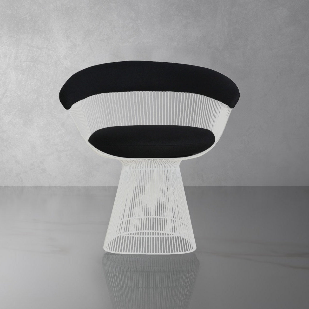 Platner Dining Chair-France & Son-FHC5788FWHT-Dining ChairsMatte White-1-France and Son