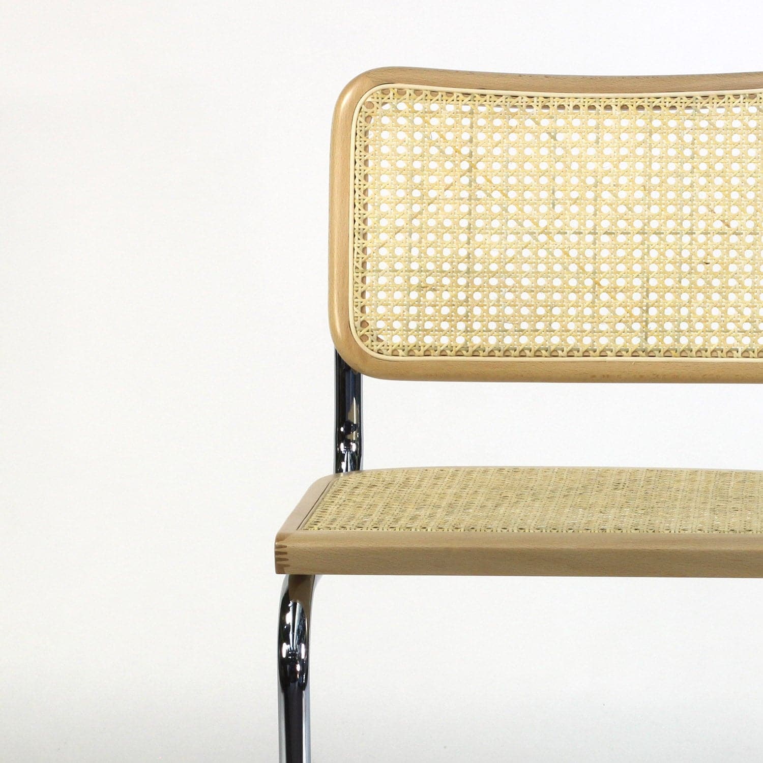 Italian Cesca Side Chair - Armless-France & Son-FSC118NTRL-Dining ChairsNatural-Single-4-France and Son
