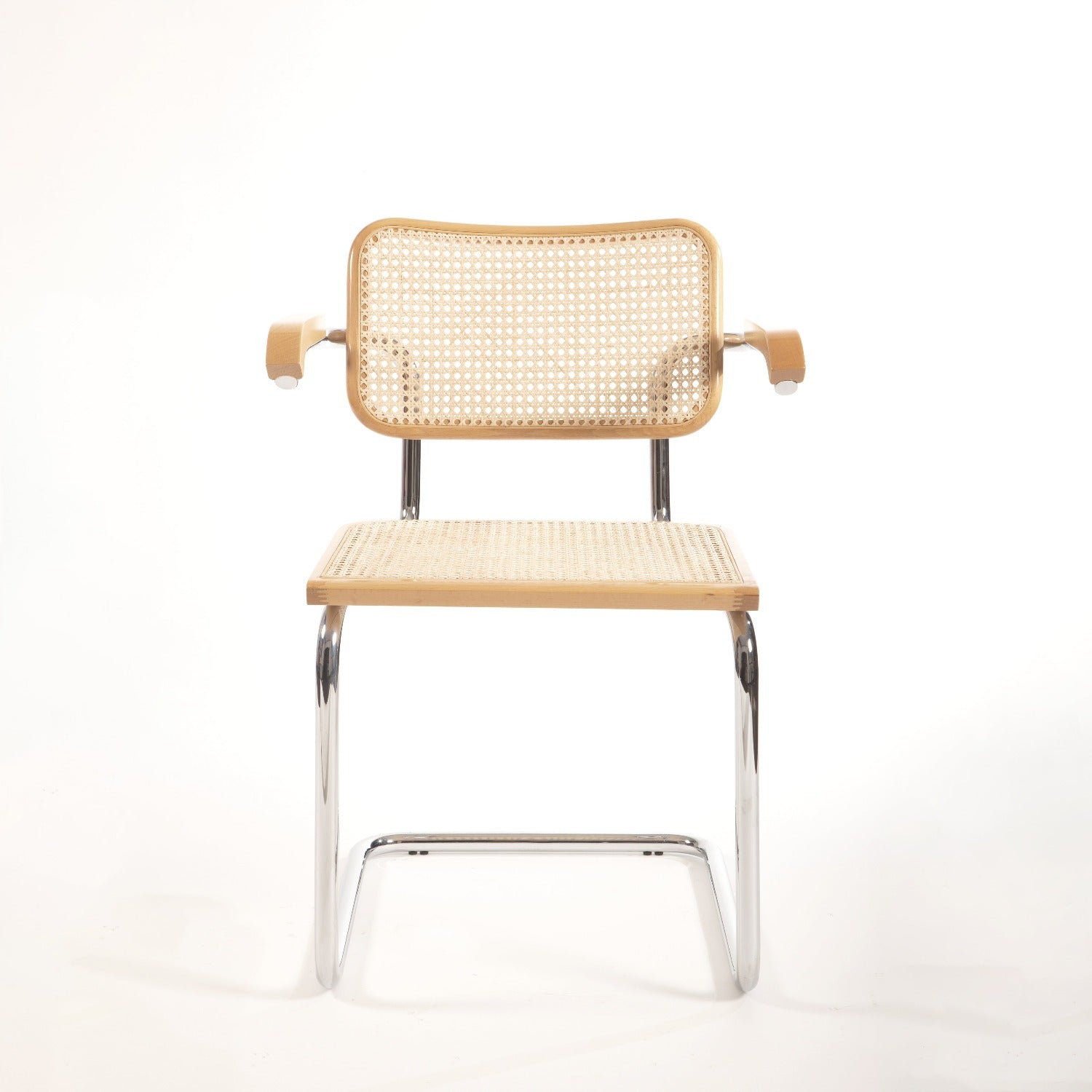 Italian Cesca Armchairs-France & Son-FSC119NTRL-Dining ChairsSingle-Natural-3-France and Son