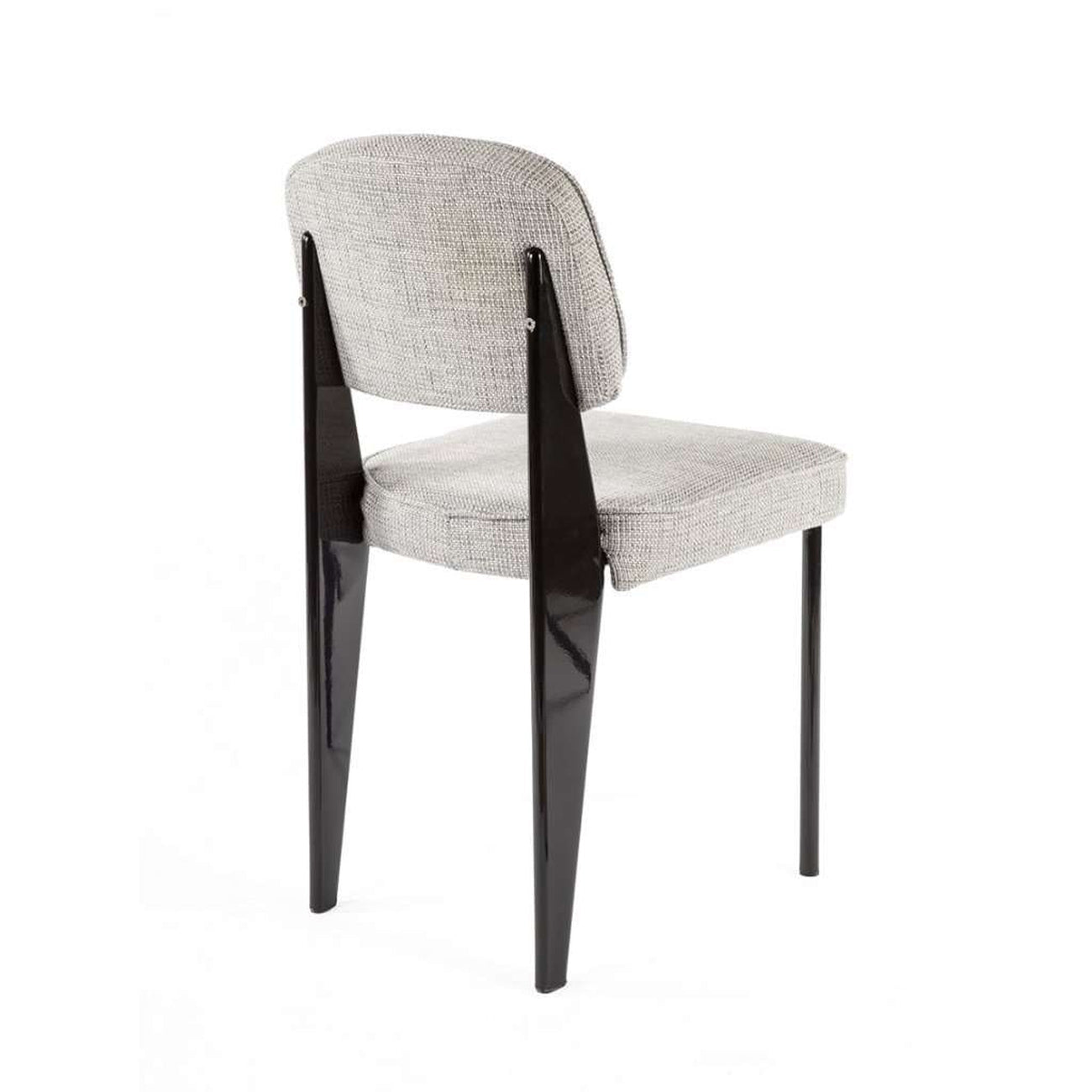 Mid Century Upholstered Dining Chair-France & Son-FXC595GREY-Dining Chairs-2-France and Son