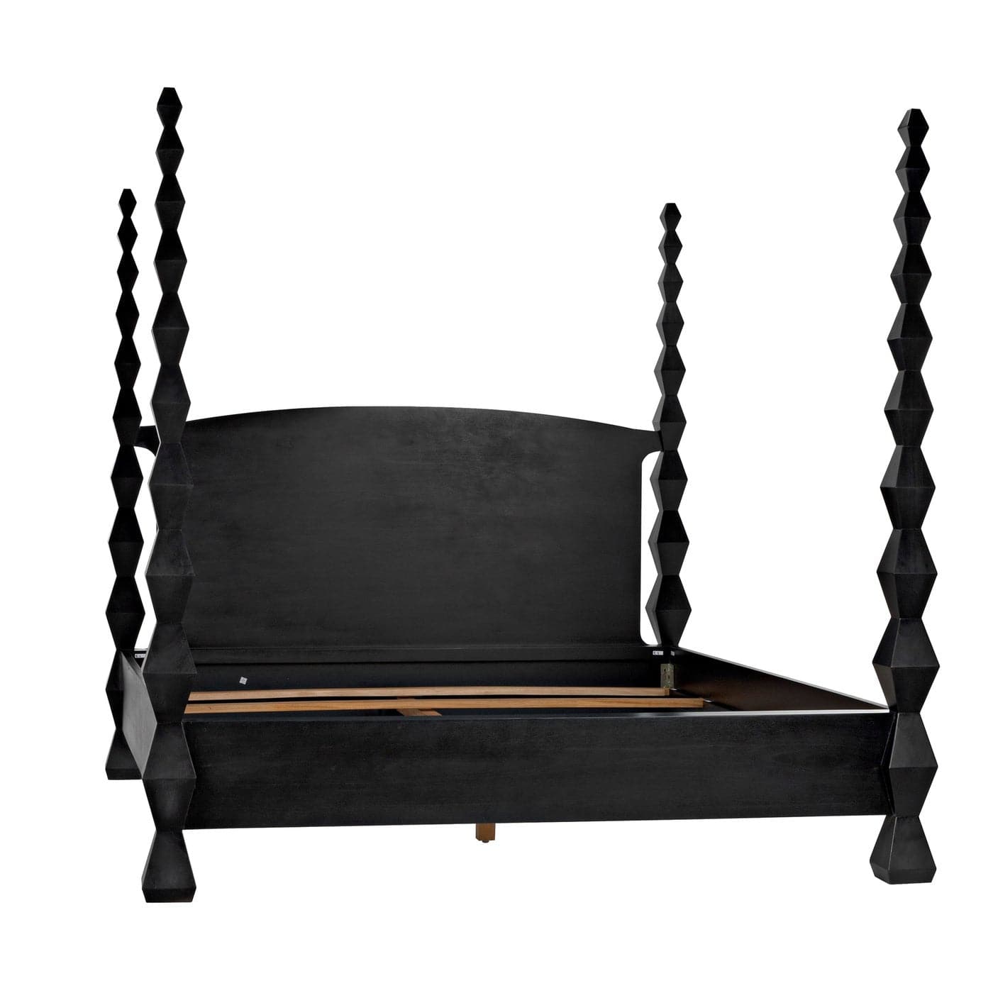 Brancusi Bed-Noir-NOIR-GBED135EKHB-BedsKing-1-France and Son