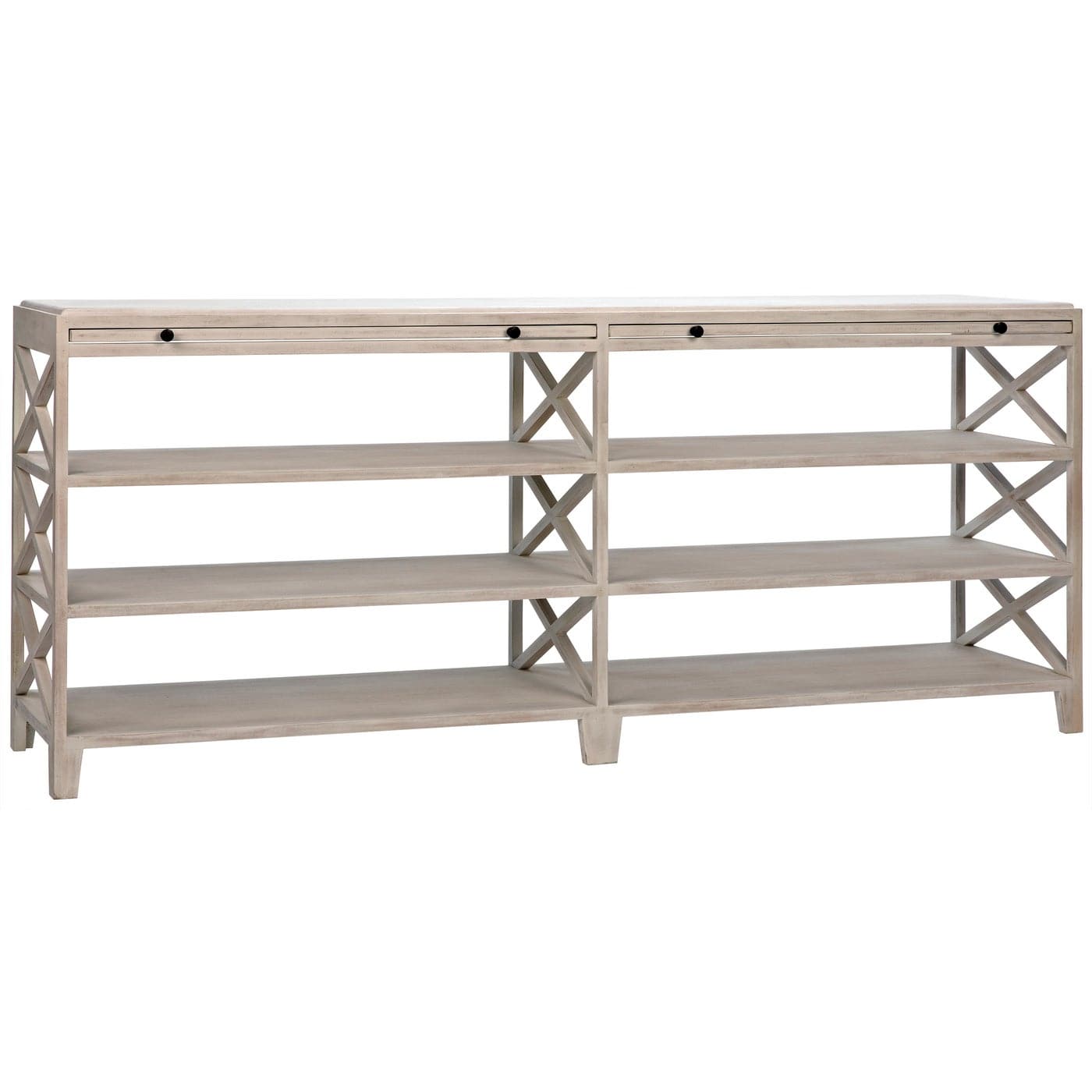 Sutton Console-Noir-NOIR-GCON201WH-Console TablesWhite Wash-1-France and Son