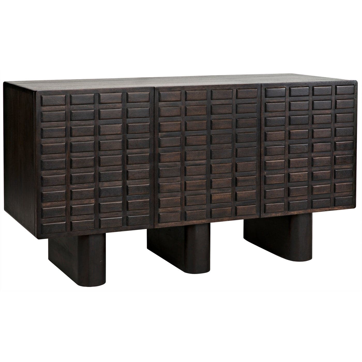 Vega Sideboard - Ebony Walnut-Noir-NOIR-GCON348EB-Sideboards & Credenzas-1-France and Son