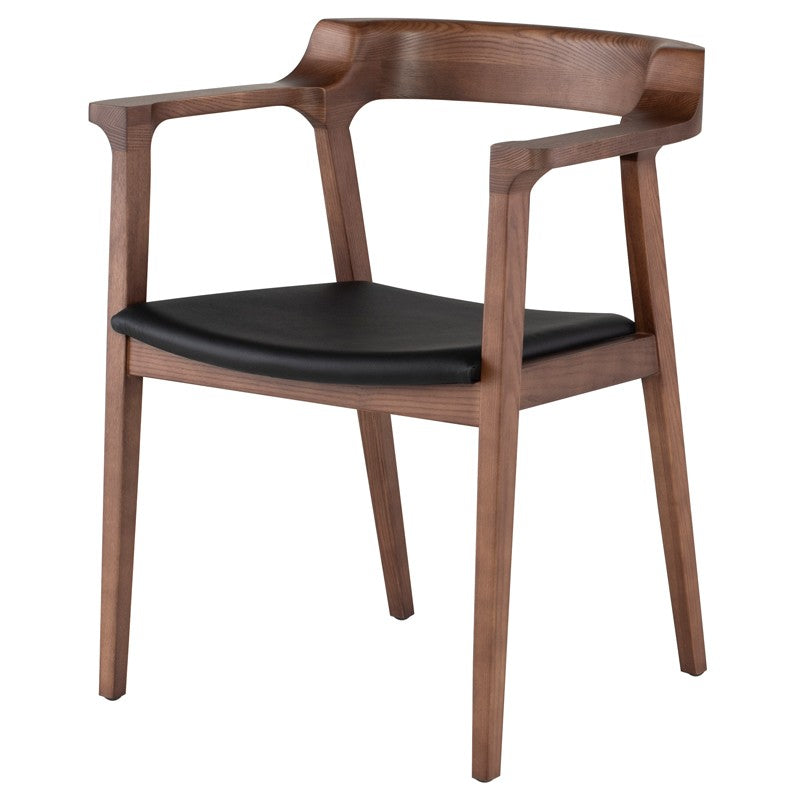 Caitlan Dining Chair-Nuevo-NUEVO-HGEM724-Dining Chairswalnut stained ash-1-France and Son