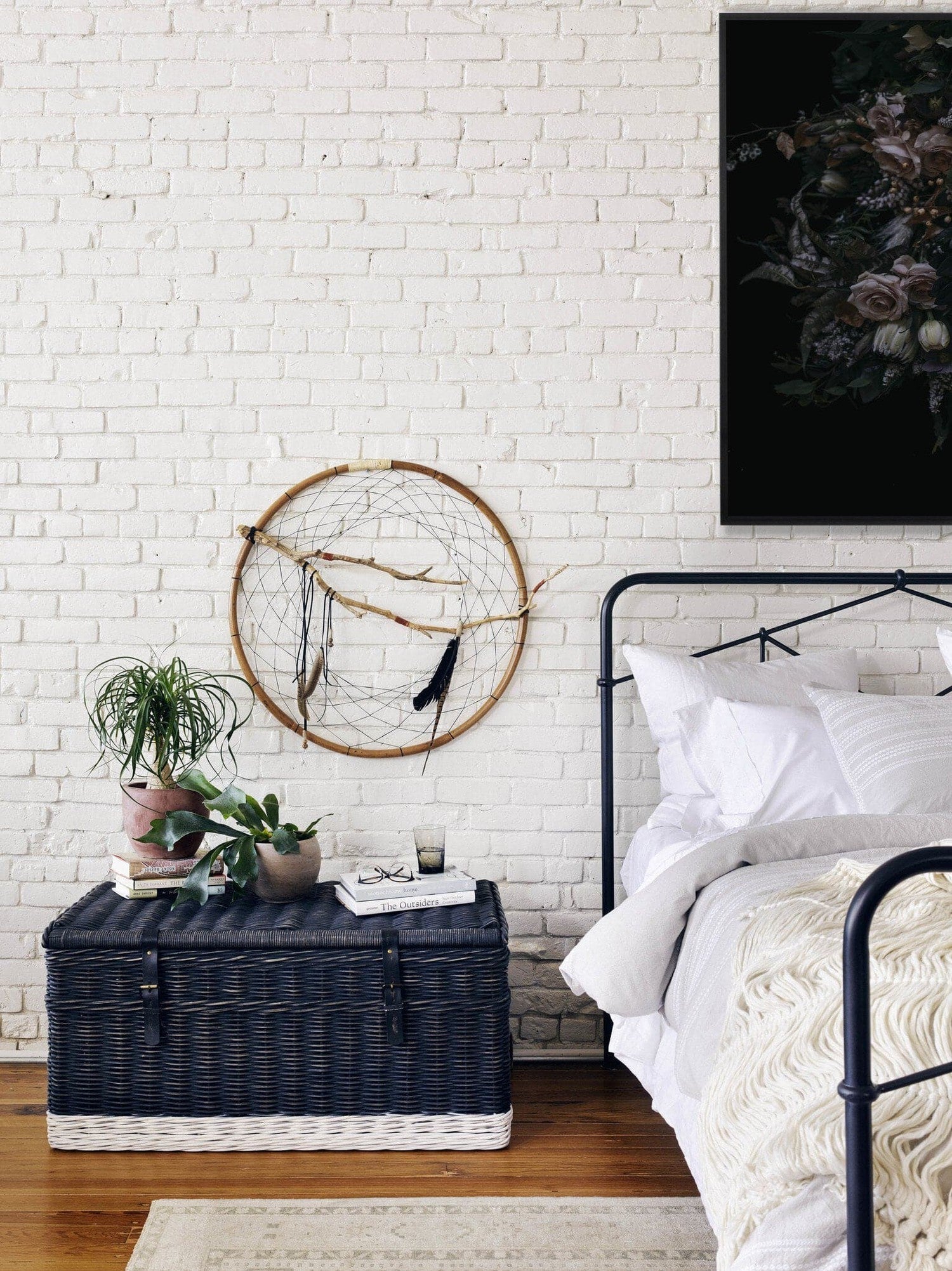 Casey Bed - Sandblasted Vintage Black- King