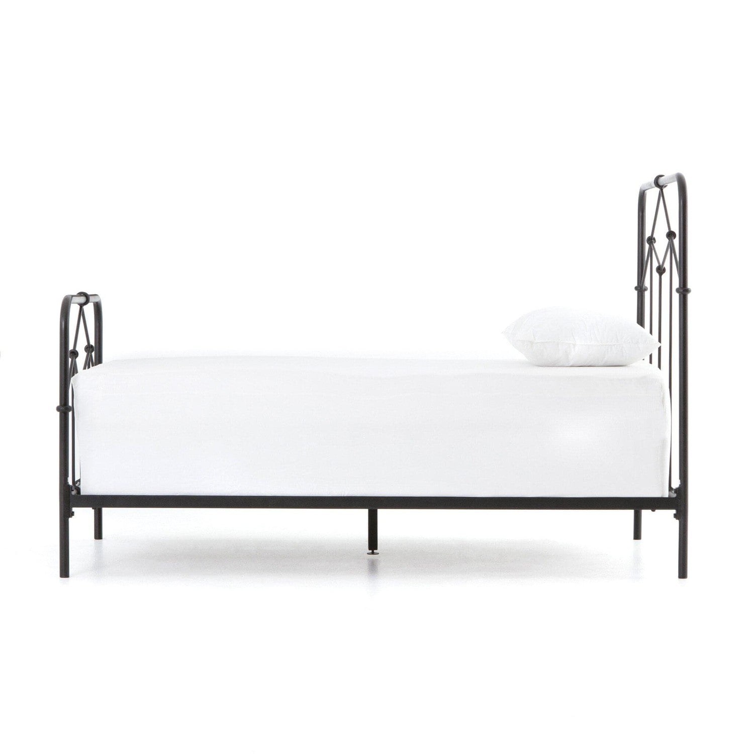 Casey Bed - Sandblasted Vintage Black - Twin