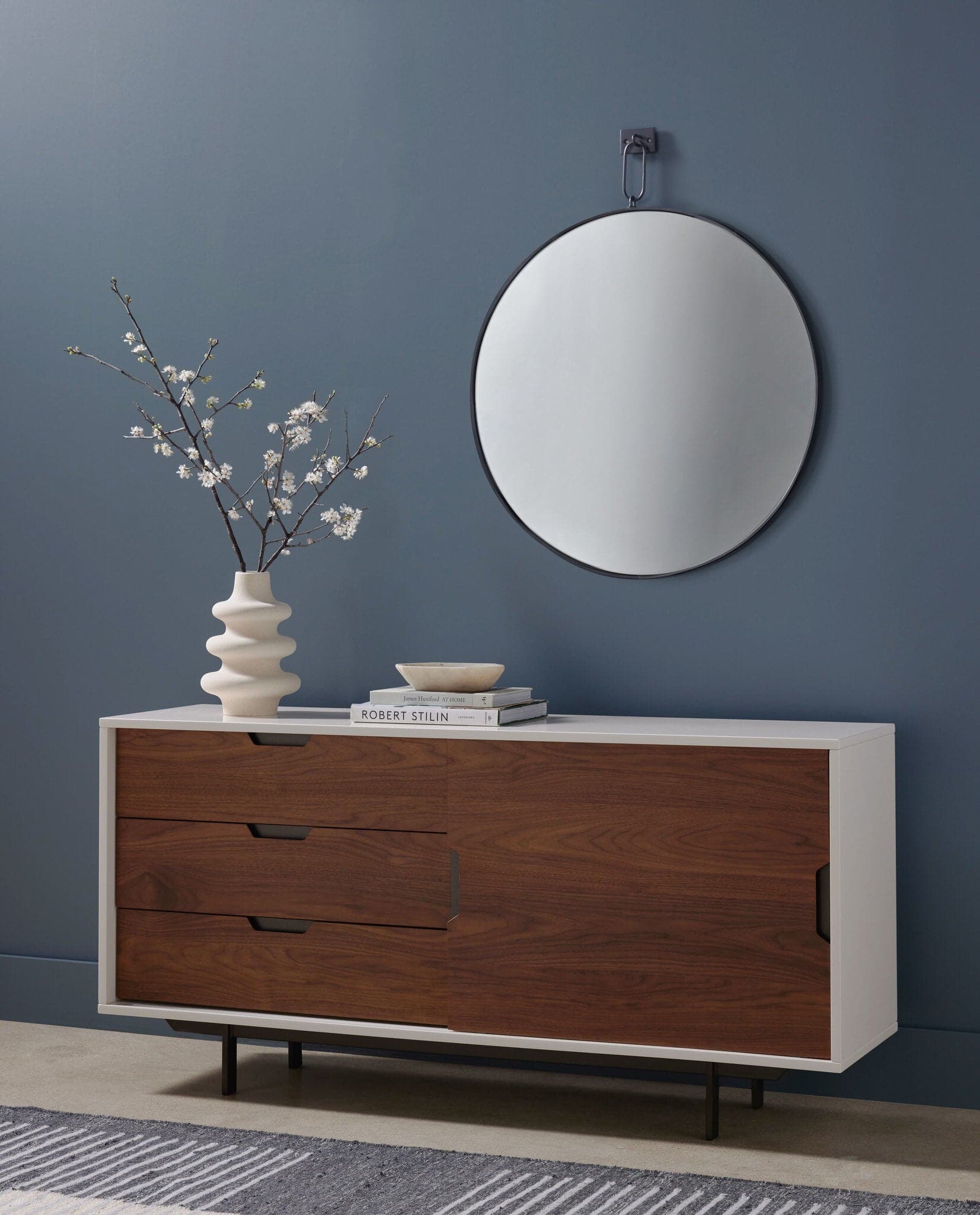 Vina Mirror - Antiqued Iron