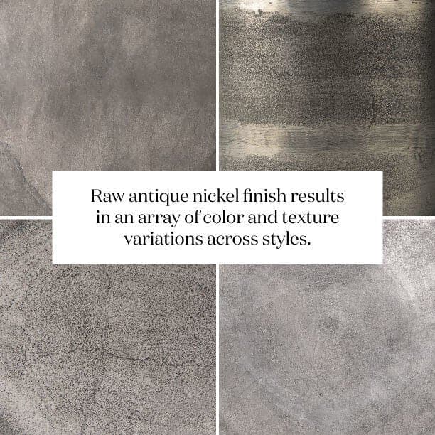 Simone Bar + Counter Table - Raw Antique Nickel