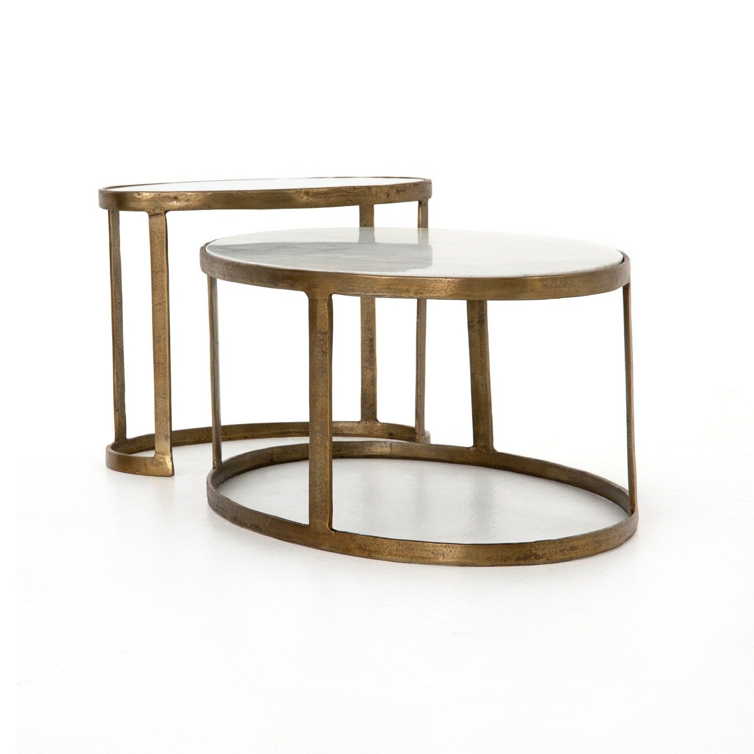Calder Nesting Coffee Table - Tempered Glass
