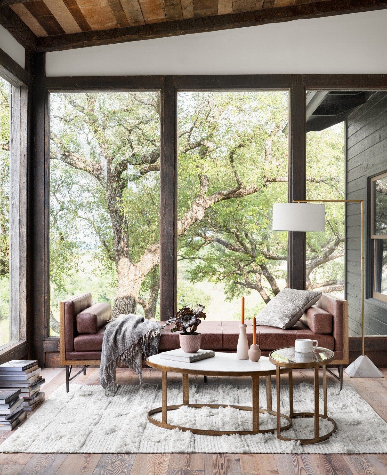 Calder Nesting Coffee Table - Tempered Glass