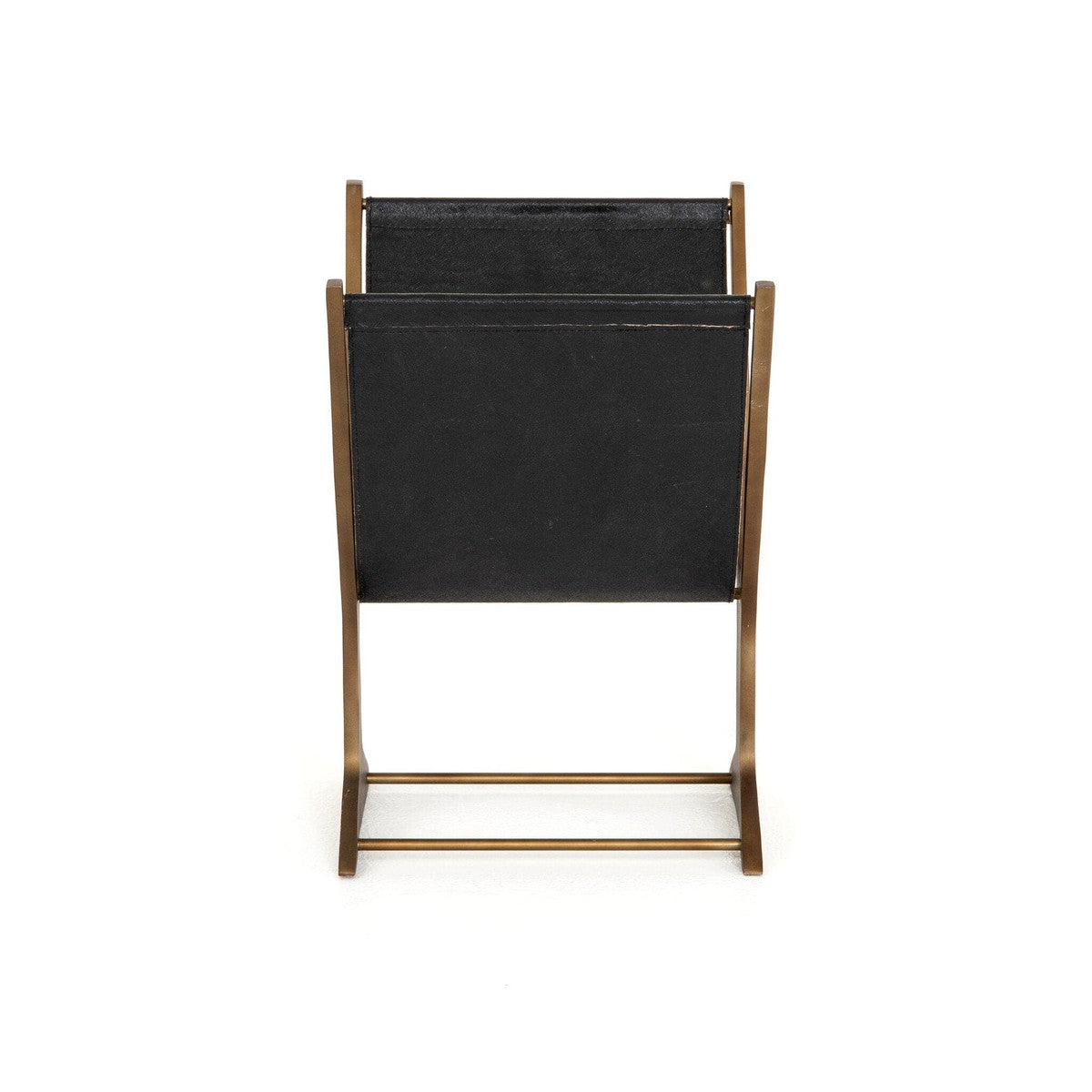 Feldman Magazine Rack - Rustic Brass