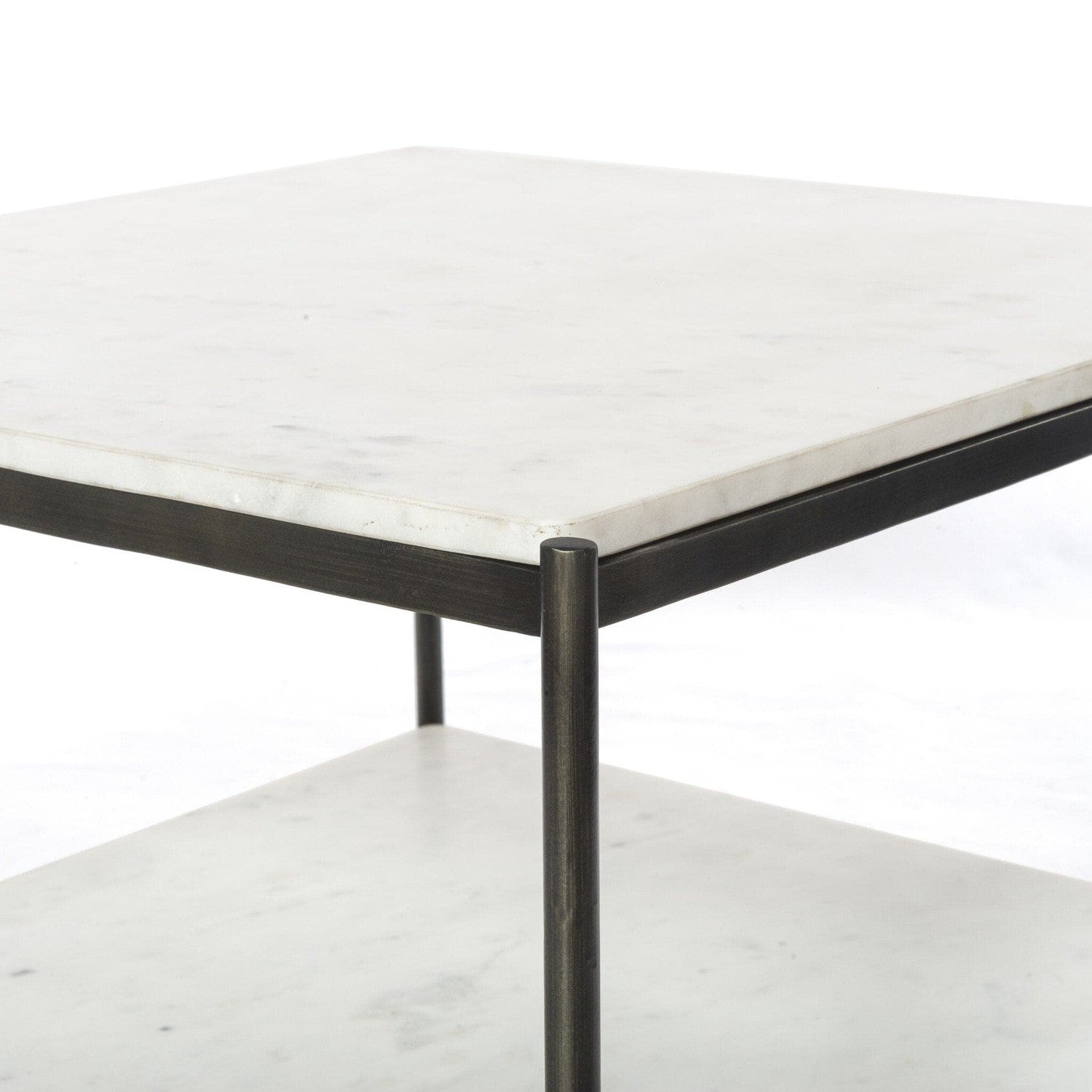 Felix Bunching Table - Polished White Marble